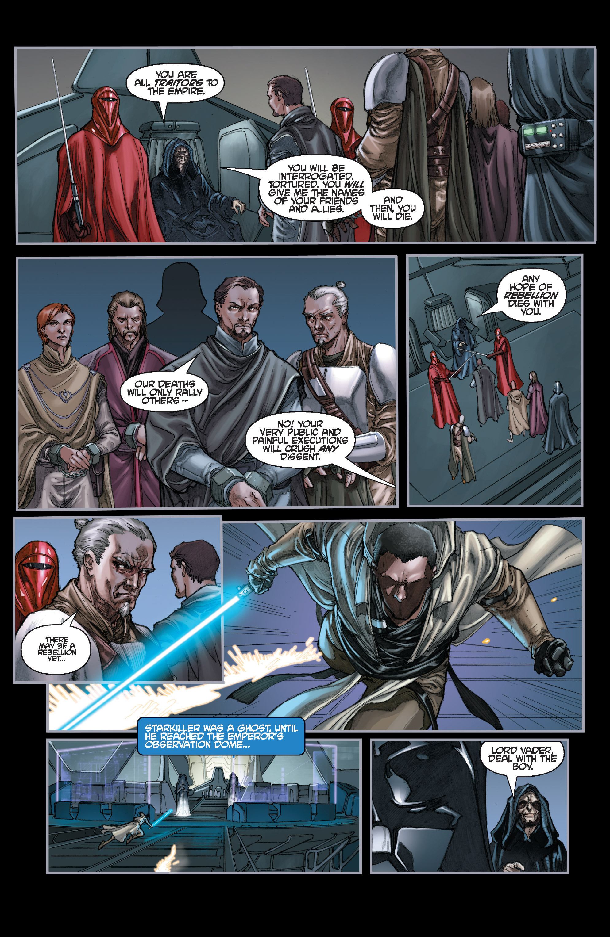 Read online Star Wars: The Force Unleashed comic -  Issue # Full - 107