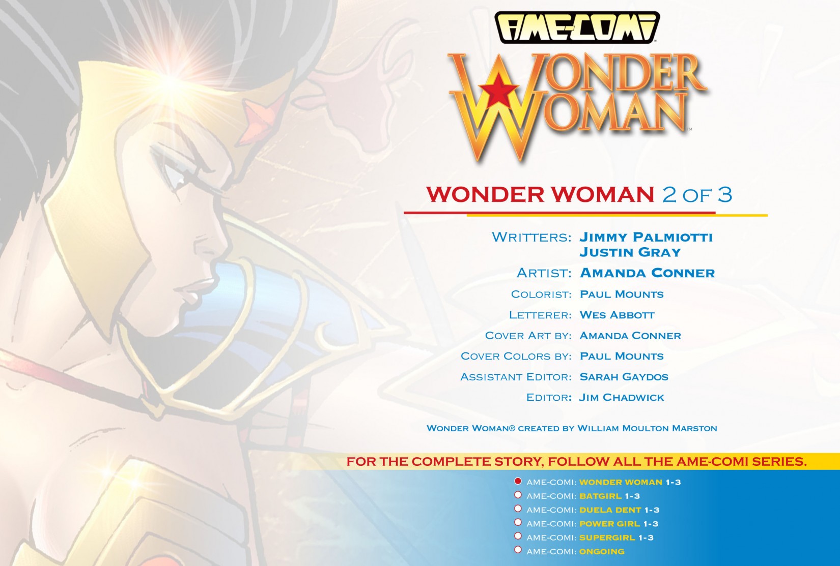 Read online Ame-Comi: Wonder Woman comic -  Issue #2 - 2