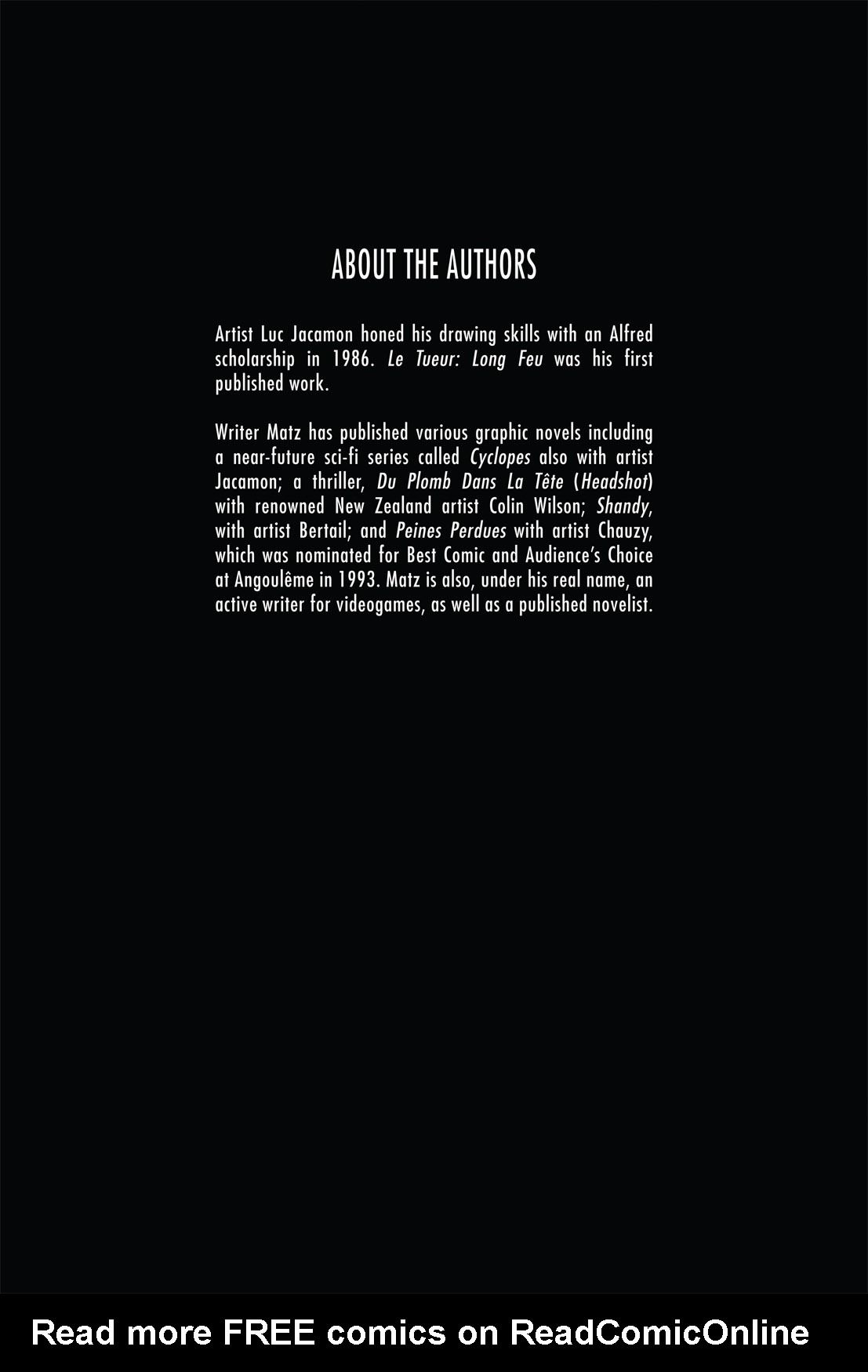 Read online The Killer comic -  Issue # TPB 2 - 188