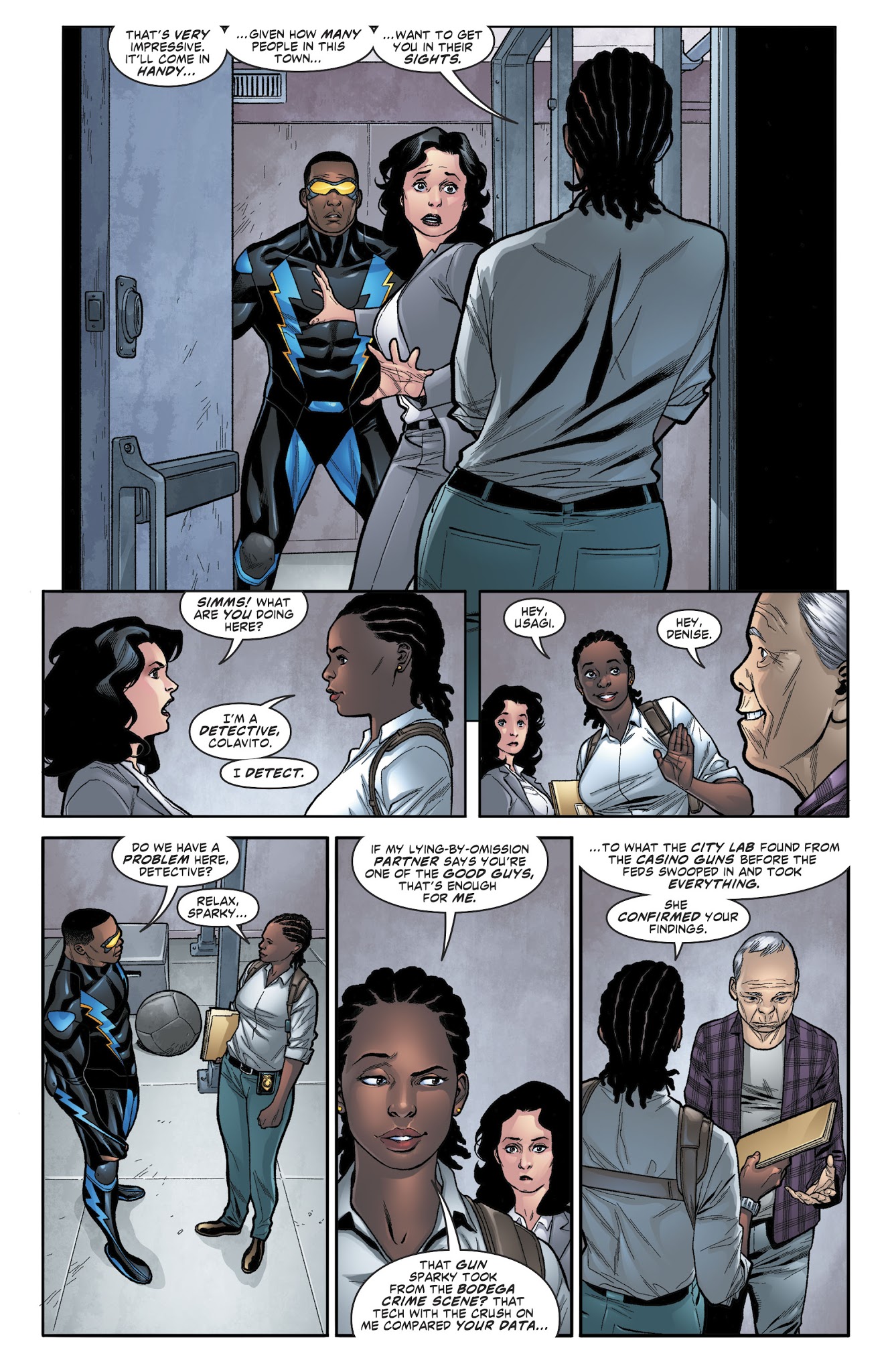 Read online Black Lightning: Cold Dead Hands comic -  Issue #3 - 16