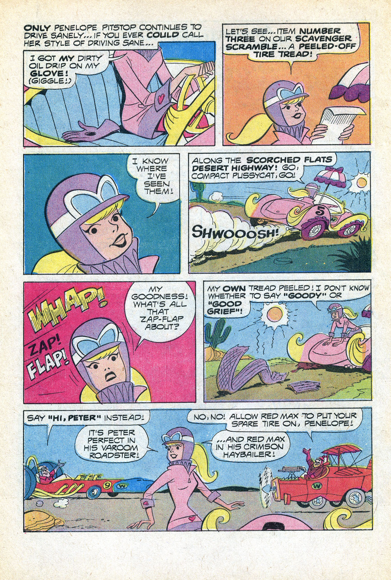 Read online Hanna-Barbera Wacky Races comic -  Issue #7 - 8