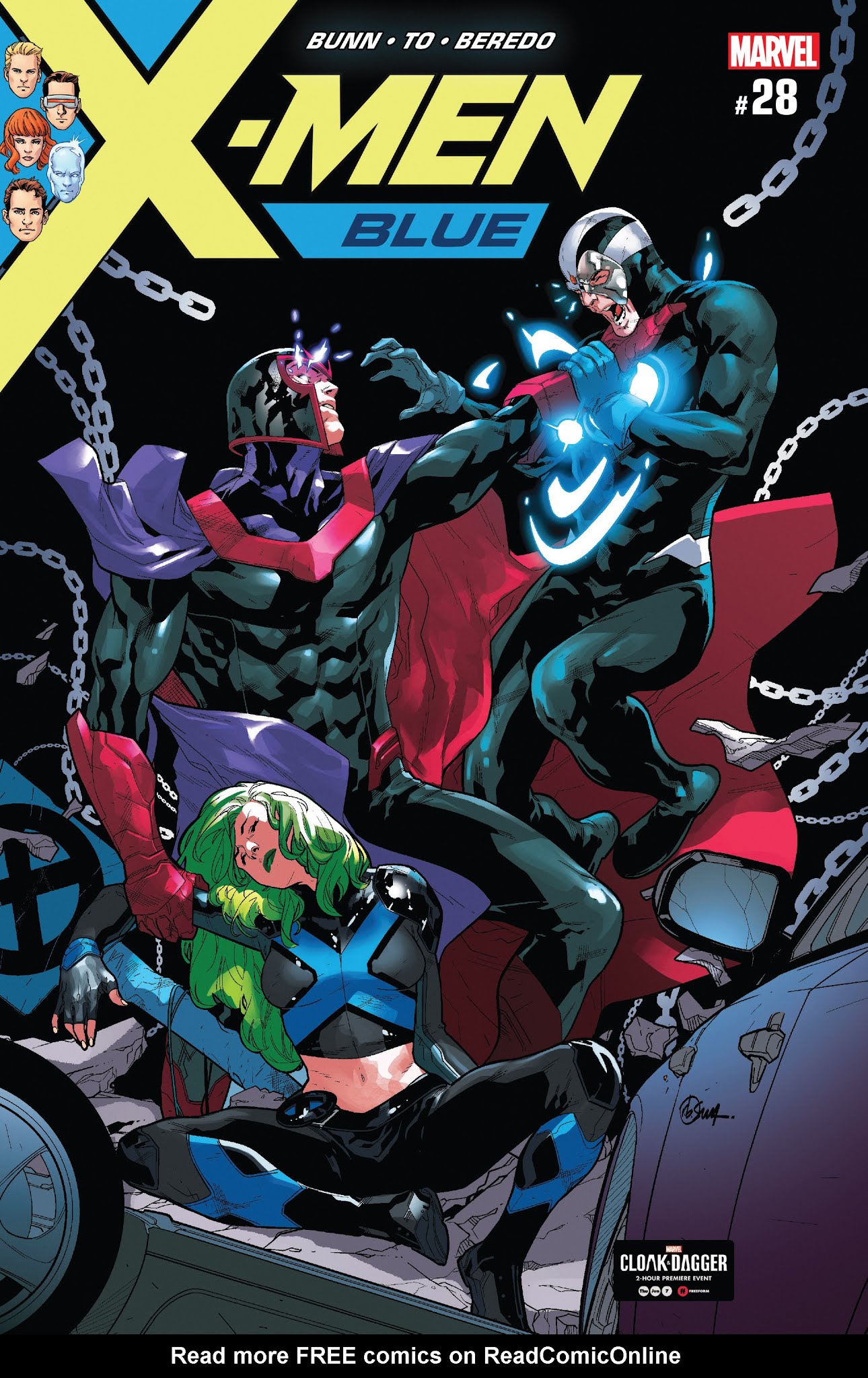 Read online X-Men: Blue comic -  Issue #28 - 1
