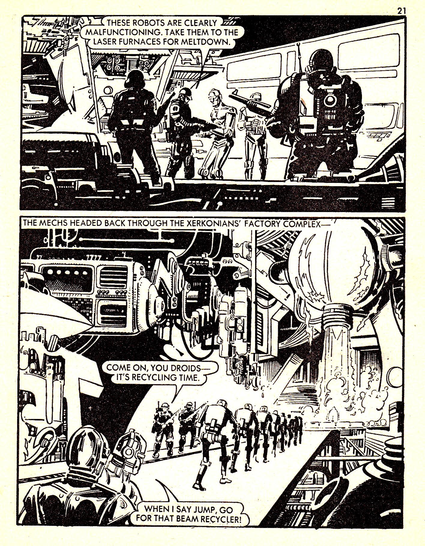 Read online Starblazer comic -  Issue #140 - 21