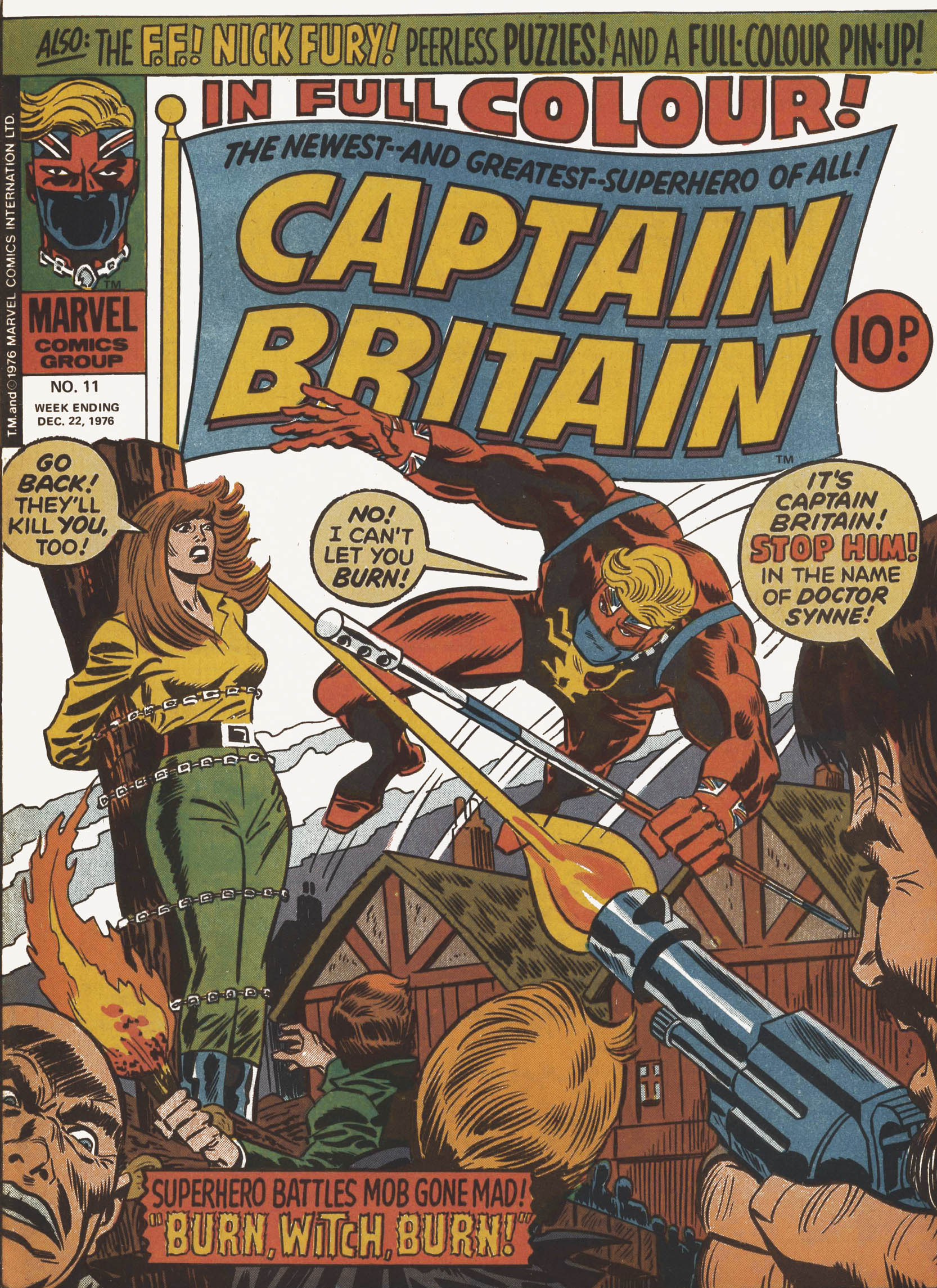 Read online Captain Britain (1976) comic -  Issue #11 - 1