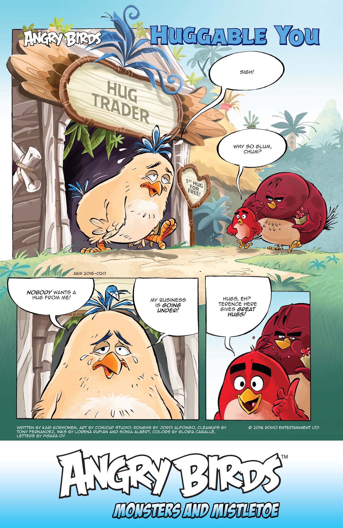 Read online Angry Birds Comics Quarterly comic -  Issue # Issue Monsters and Mistletoe - 13