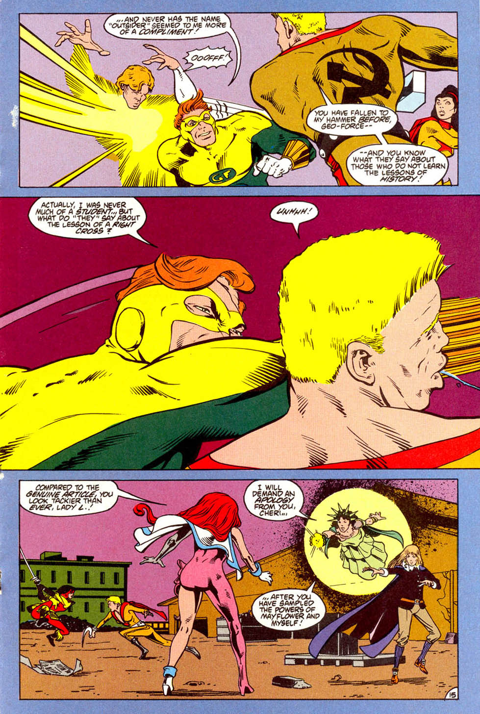 Read online The Outsiders (1985) comic -  Issue #23 - 16