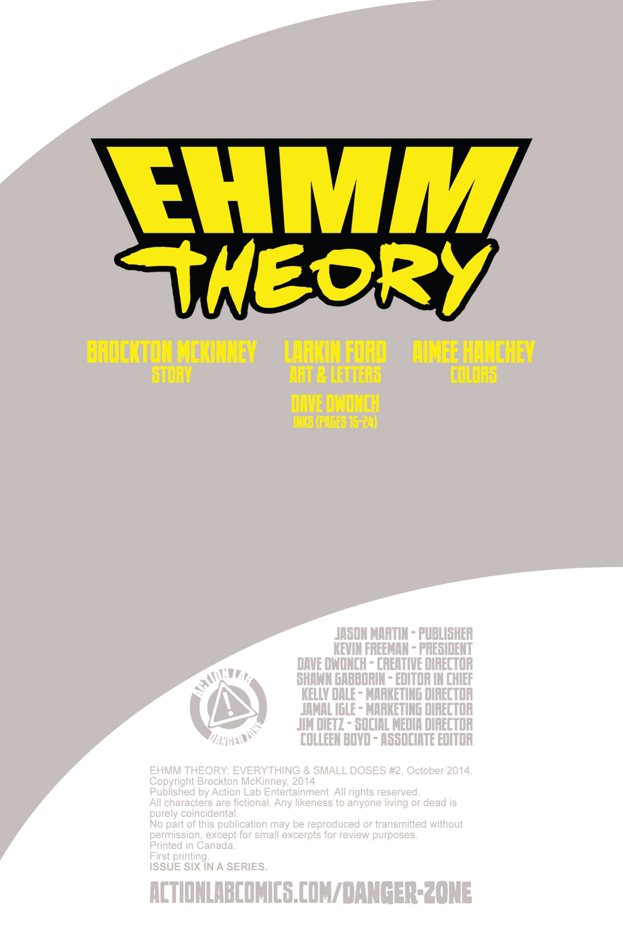 Read online Ehmm Theory: Everything & Small Doses comic -  Issue #2 - 2