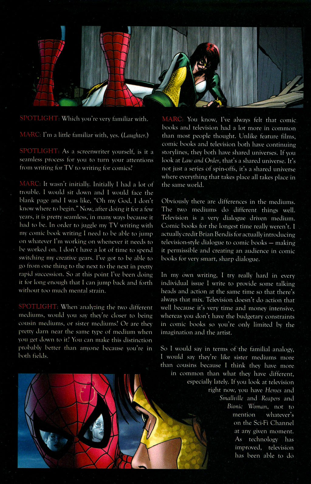 Read online Marvel Spotlight: Spider-Man - One More Day/Brand New Day comic -  Issue # Full - 22