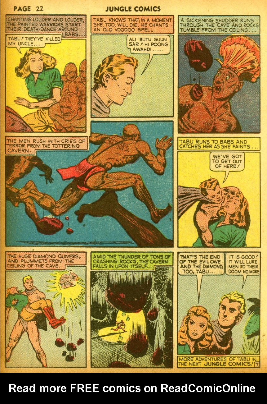 Read online Jungle Comics comic -  Issue #17 - 24