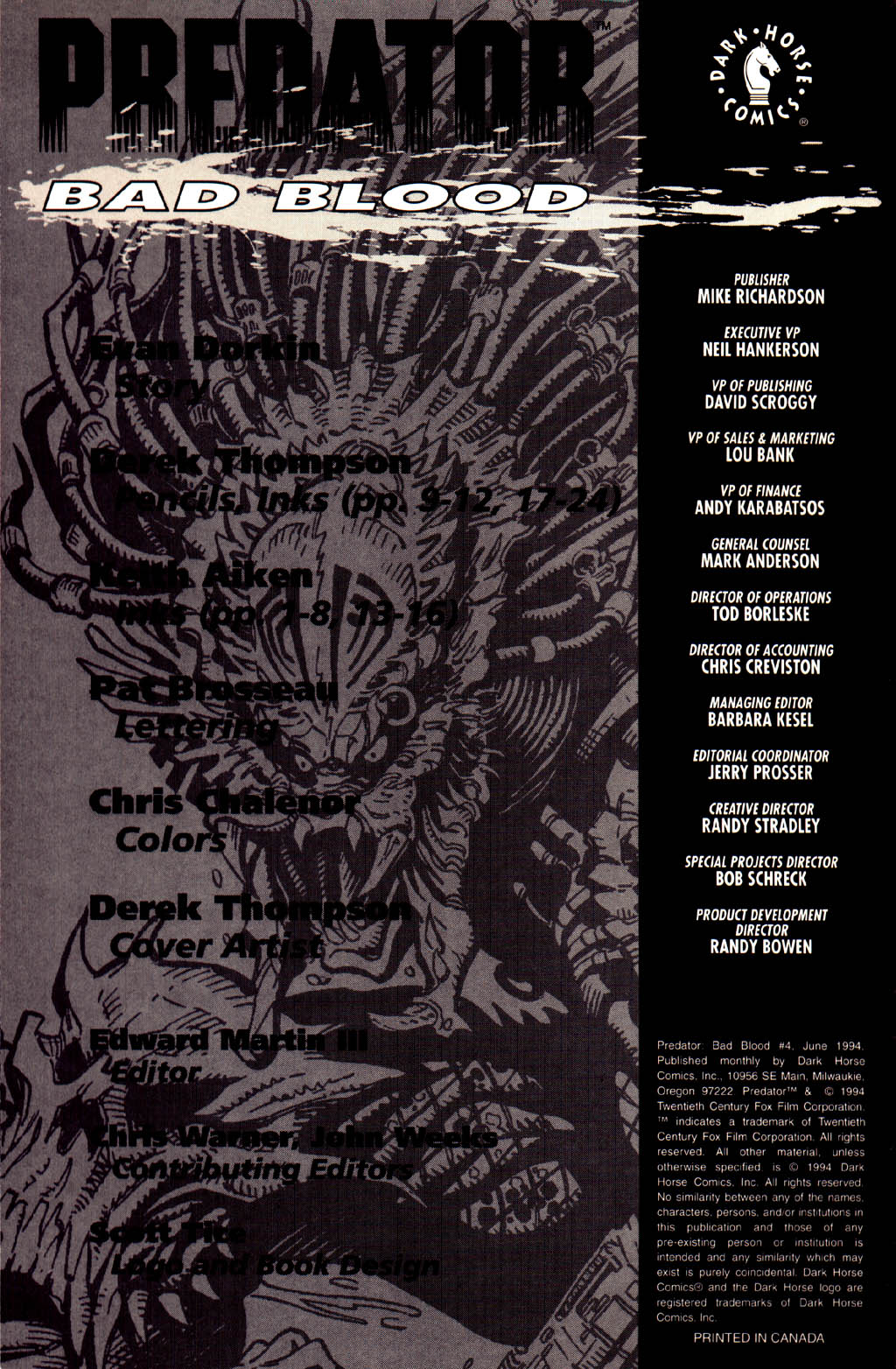 Read online Predator:  Bad Blood comic -  Issue #4 - 2