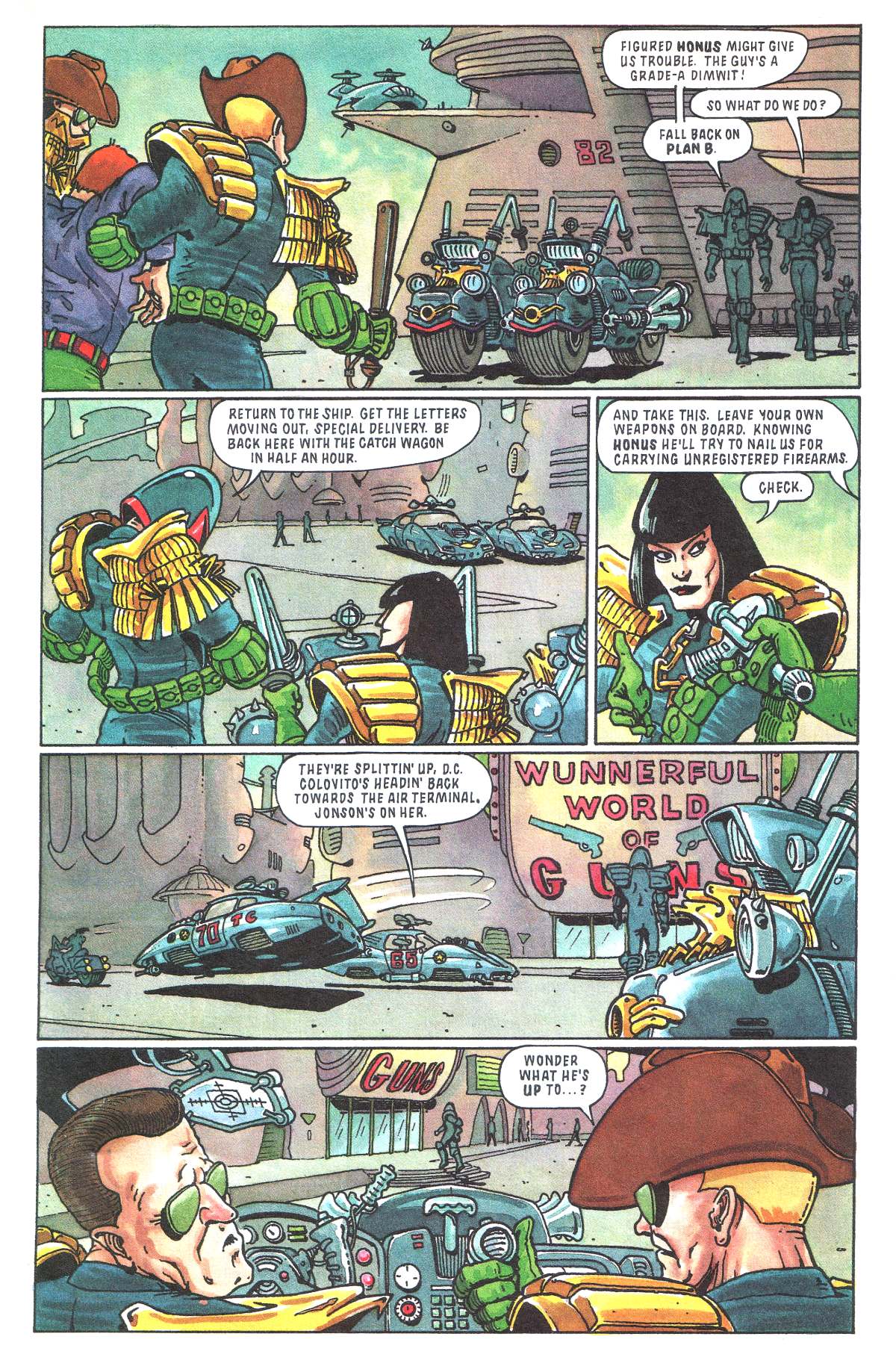 Read online Judge Dredd: The Megazine (vol. 2) comic -  Issue #1 - 7