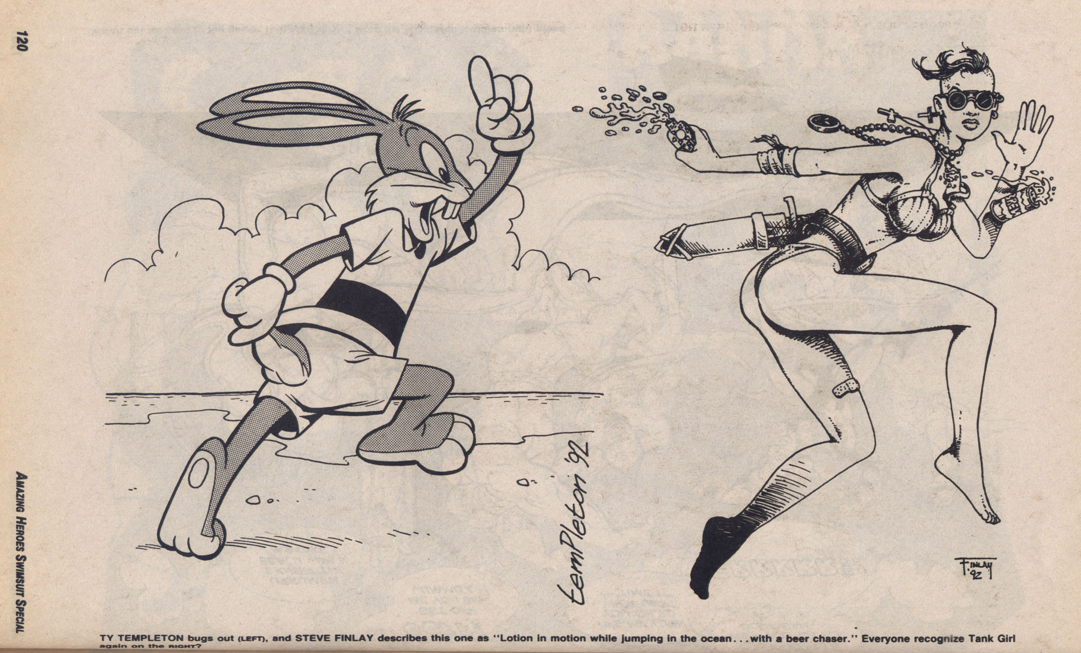 Read online Amazing Heroes Swimsuit Special comic -  Issue # TPB 3 - 119