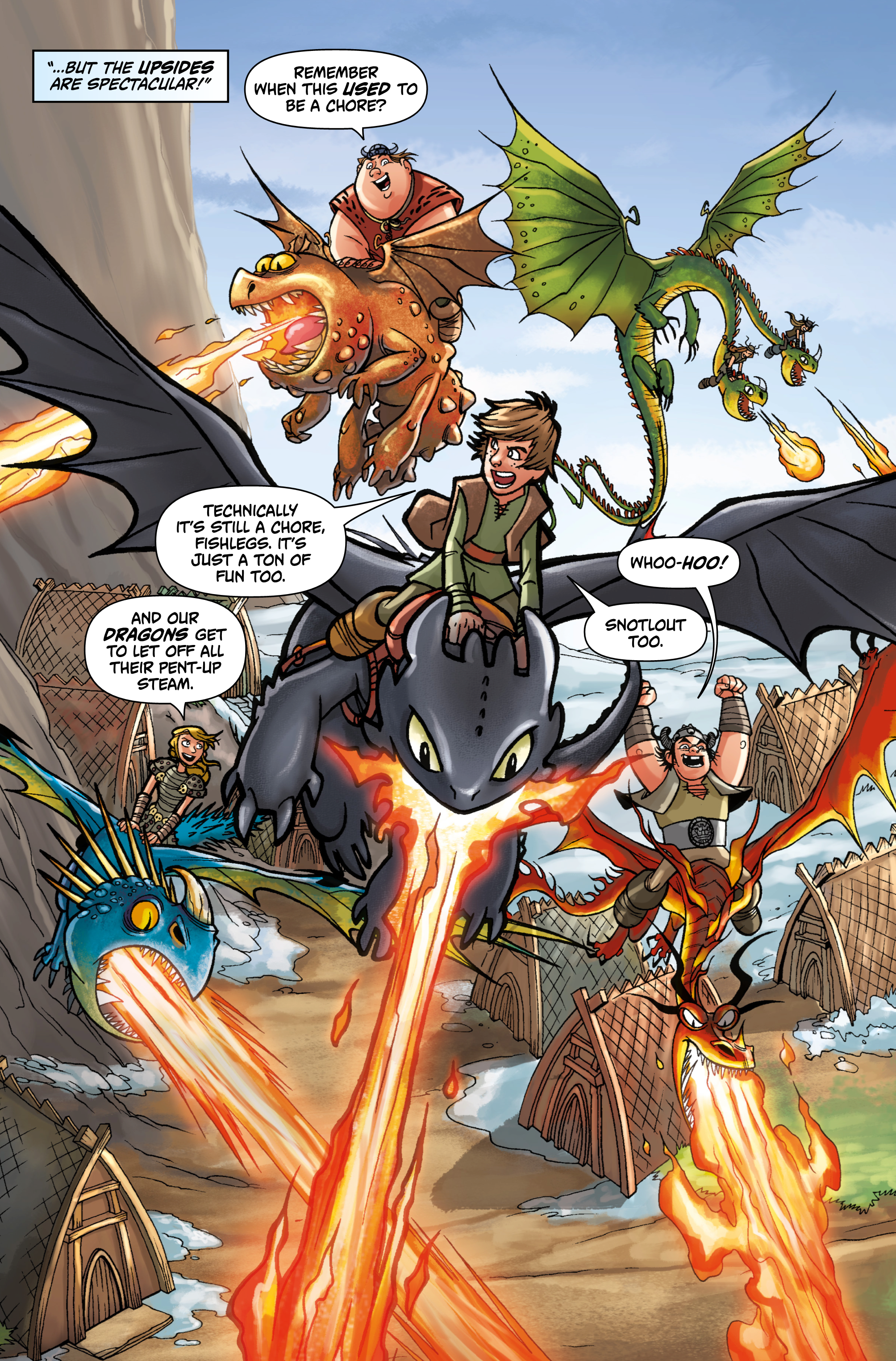 Read online DreamWorks Dragons: Riders of Berk comic -  Issue # _TPB - 10