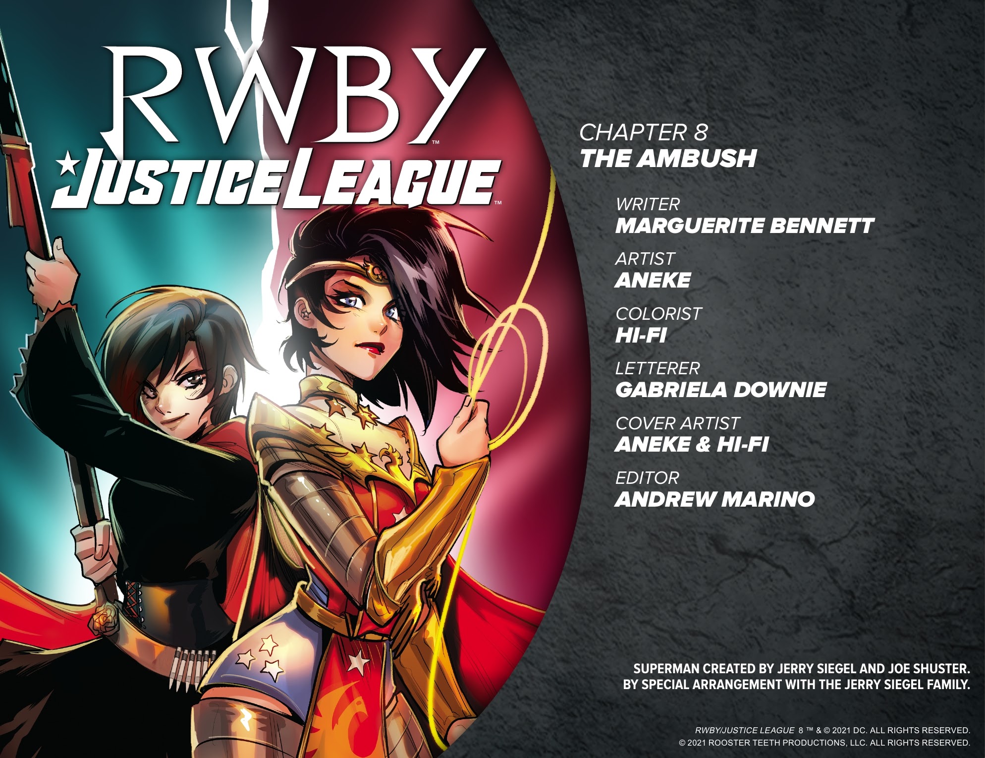 Read online RWBY/Justice League comic -  Issue #8 - 3