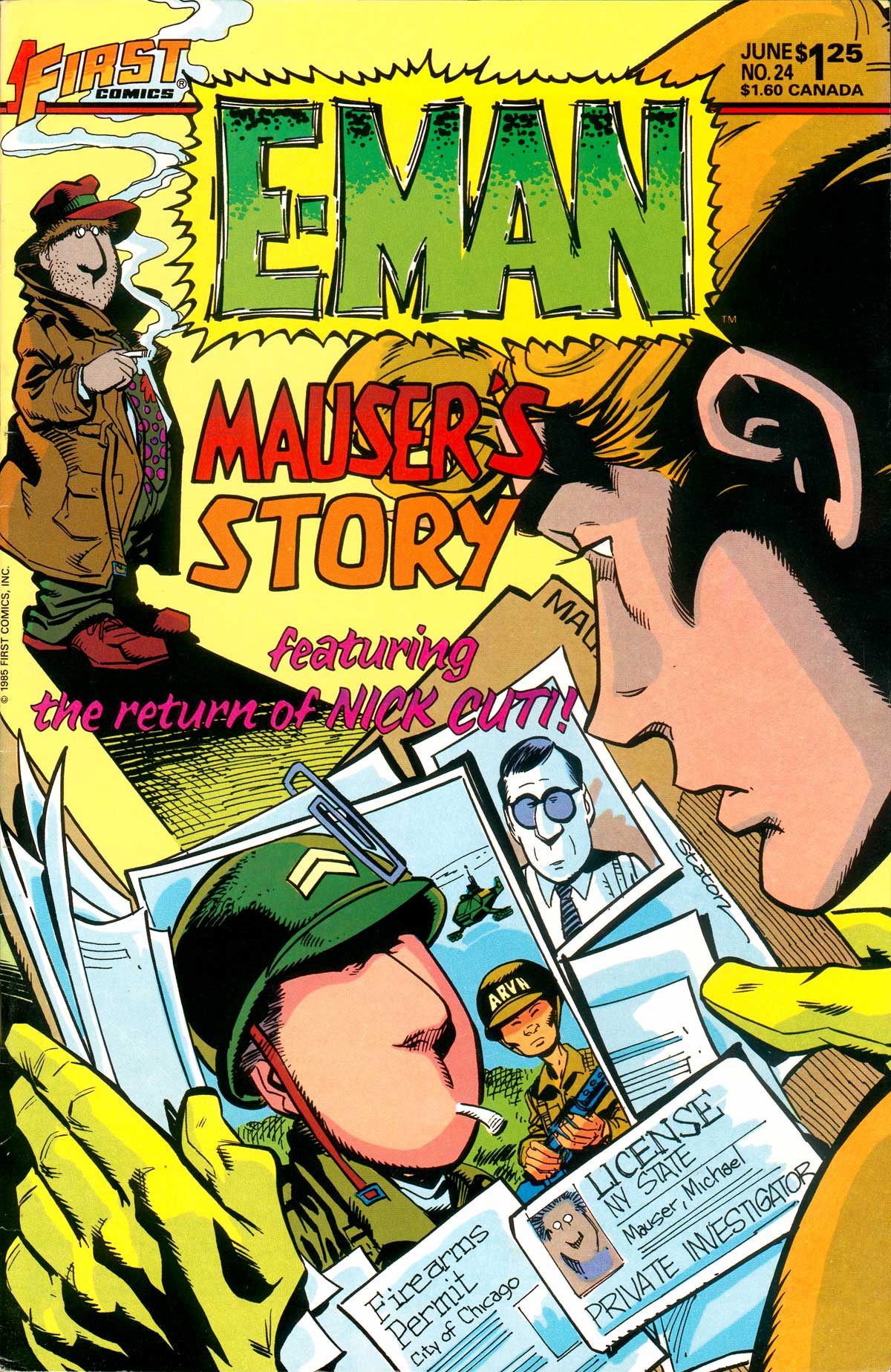 Read online E-Man (1983) comic -  Issue #24 - 1