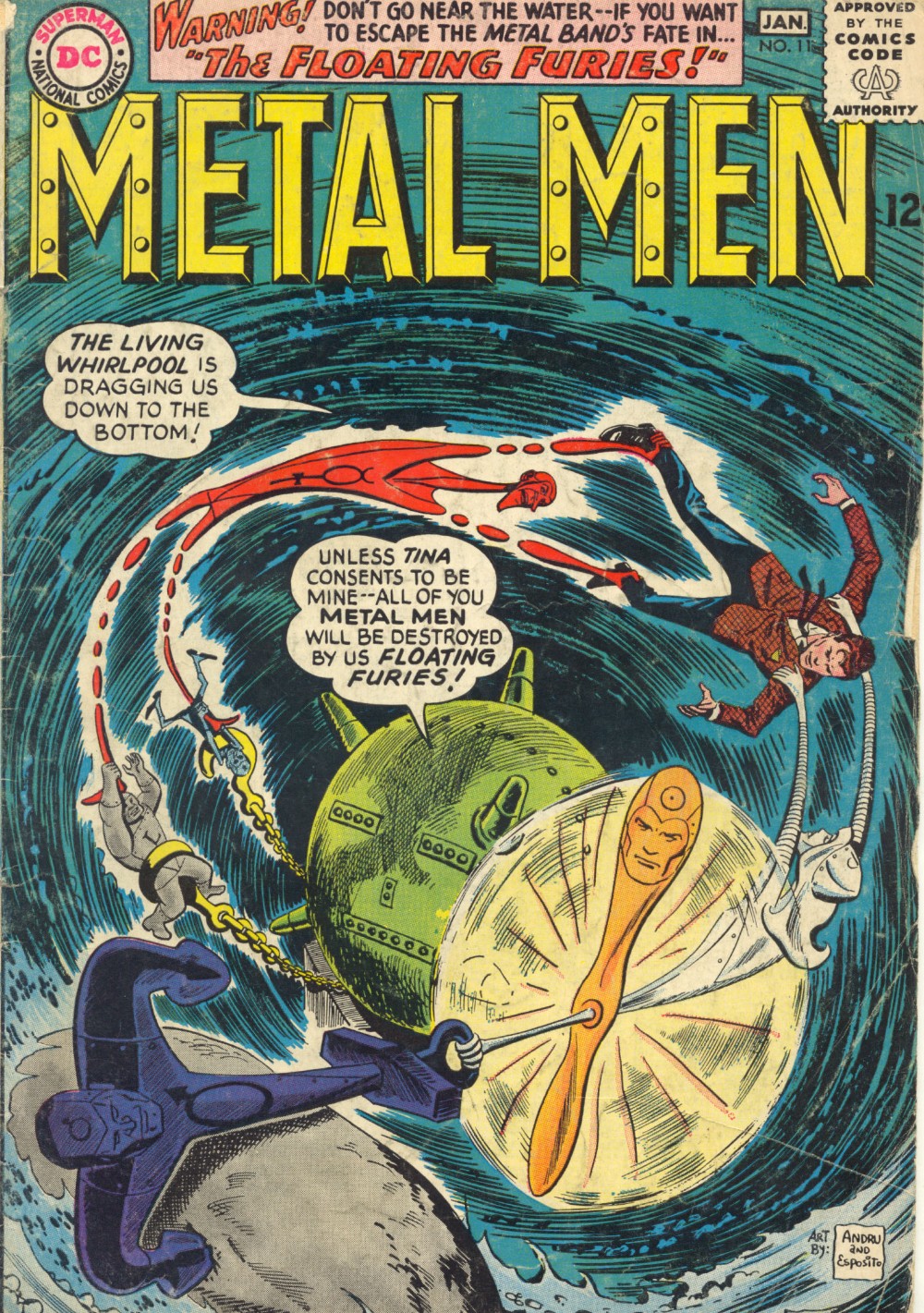 Read online Metal Men (1963) comic -  Issue #11 - 1