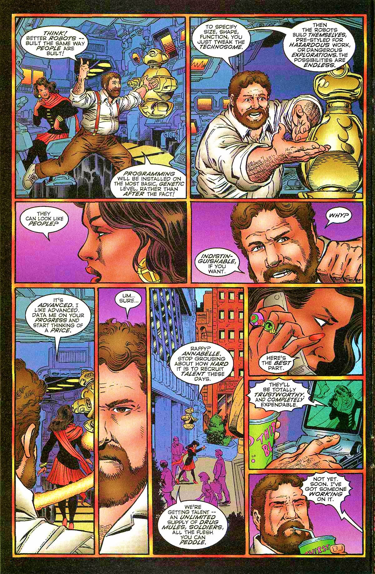 Read online Isaac Asimov's I-Bots comic -  Issue #2 - 14