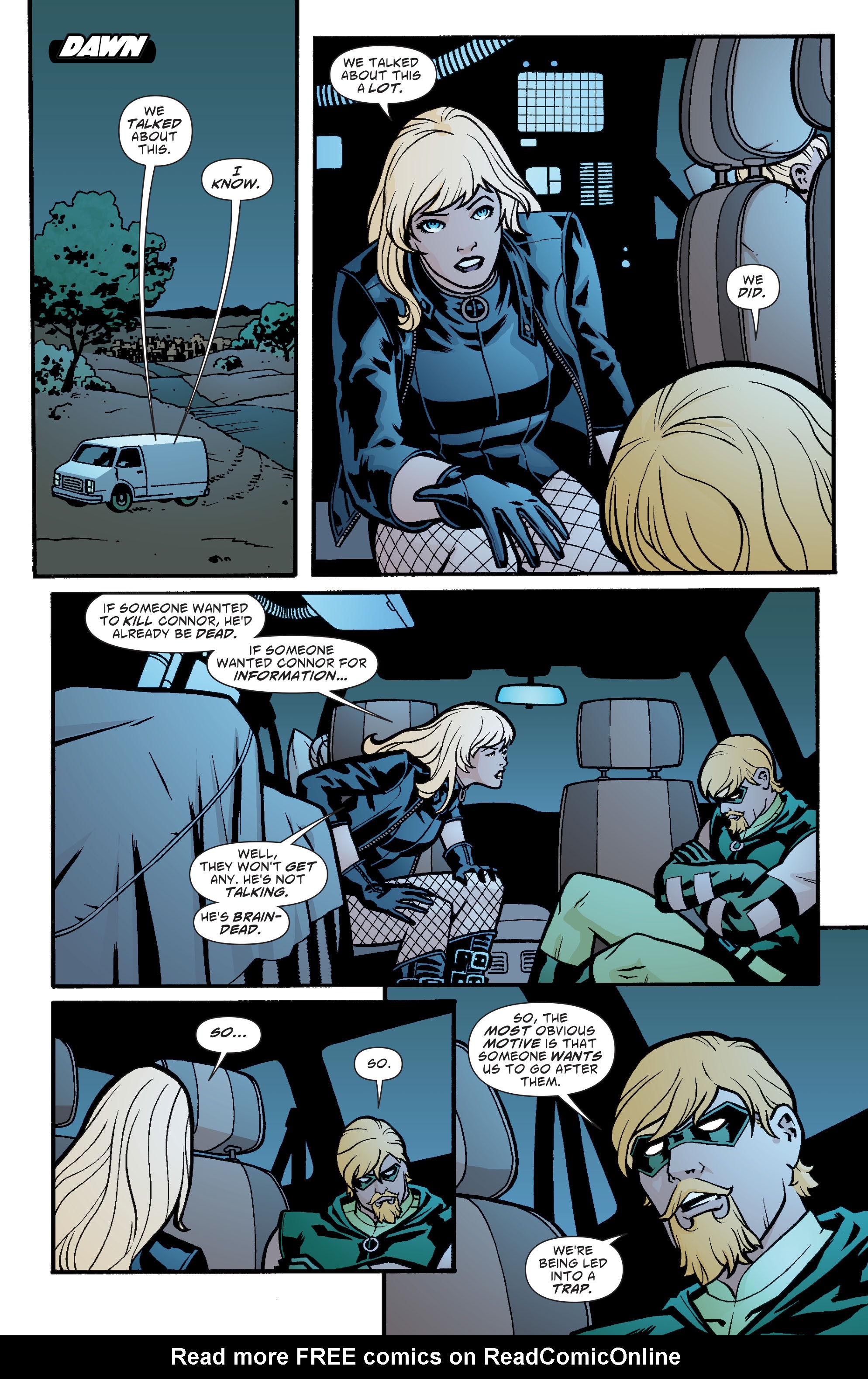 Read online Green Arrow/Black Canary comic -  Issue #6 - 12