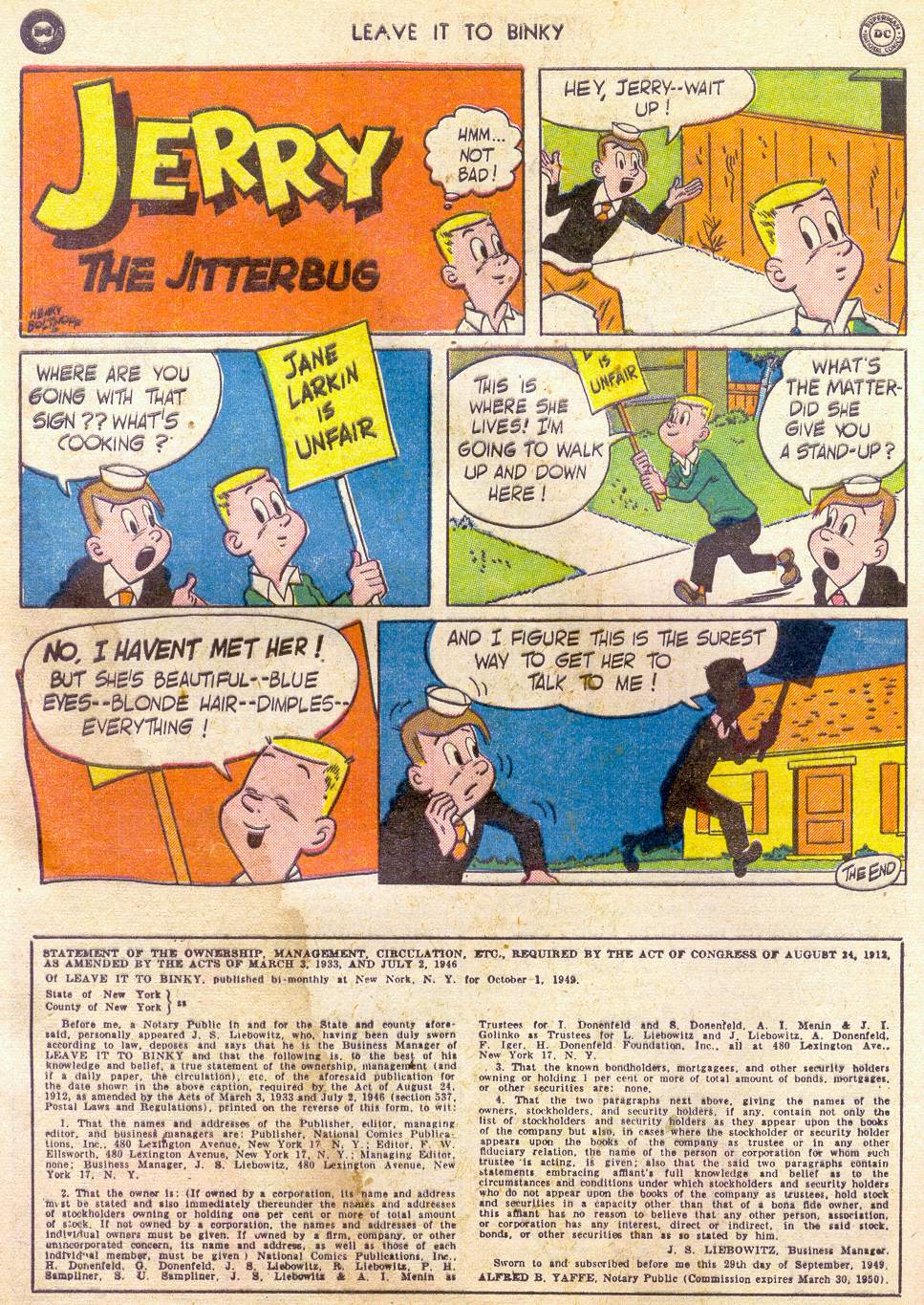 Read online Leave it to Binky comic -  Issue #13 - 40
