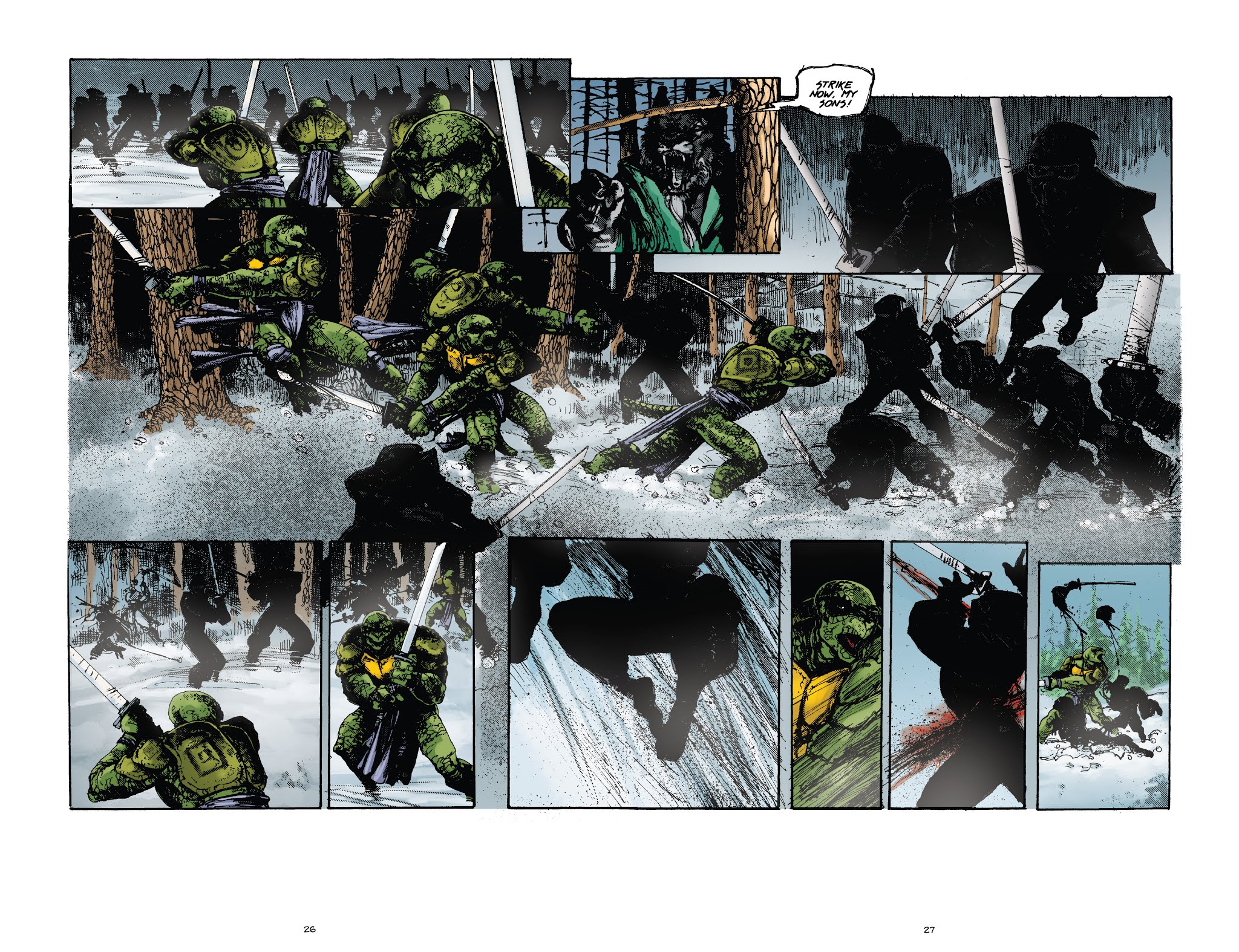 Read online Teenage Mutant Ninja Turtles Legends: Soul's Winter By Michael Zulli comic -  Issue # TPB - 25