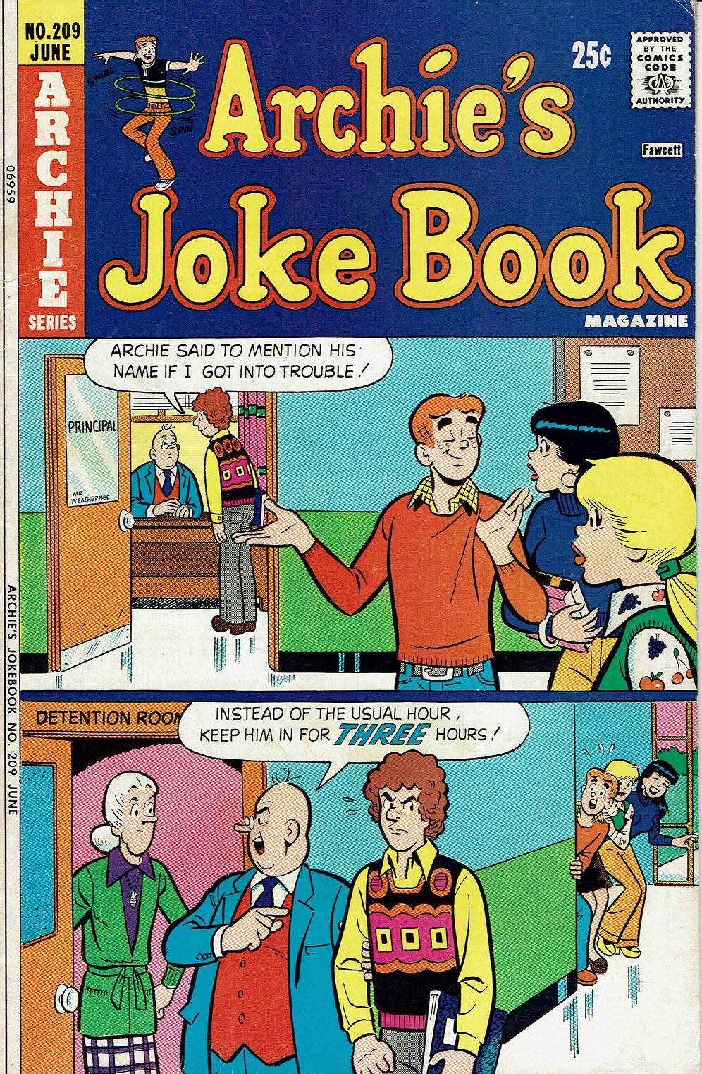Archie's Joke Book Magazine issue 209 - Page 1