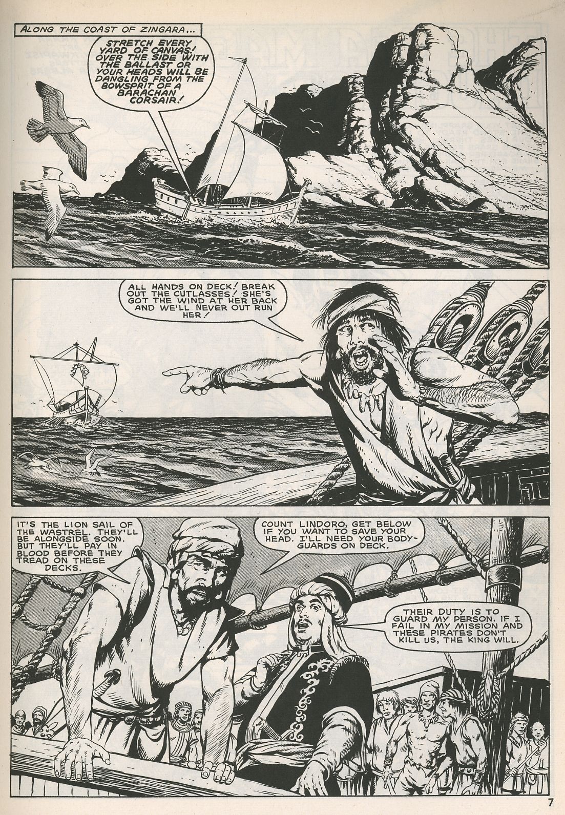 Read online The Savage Sword Of Conan comic -  Issue #129 - 7