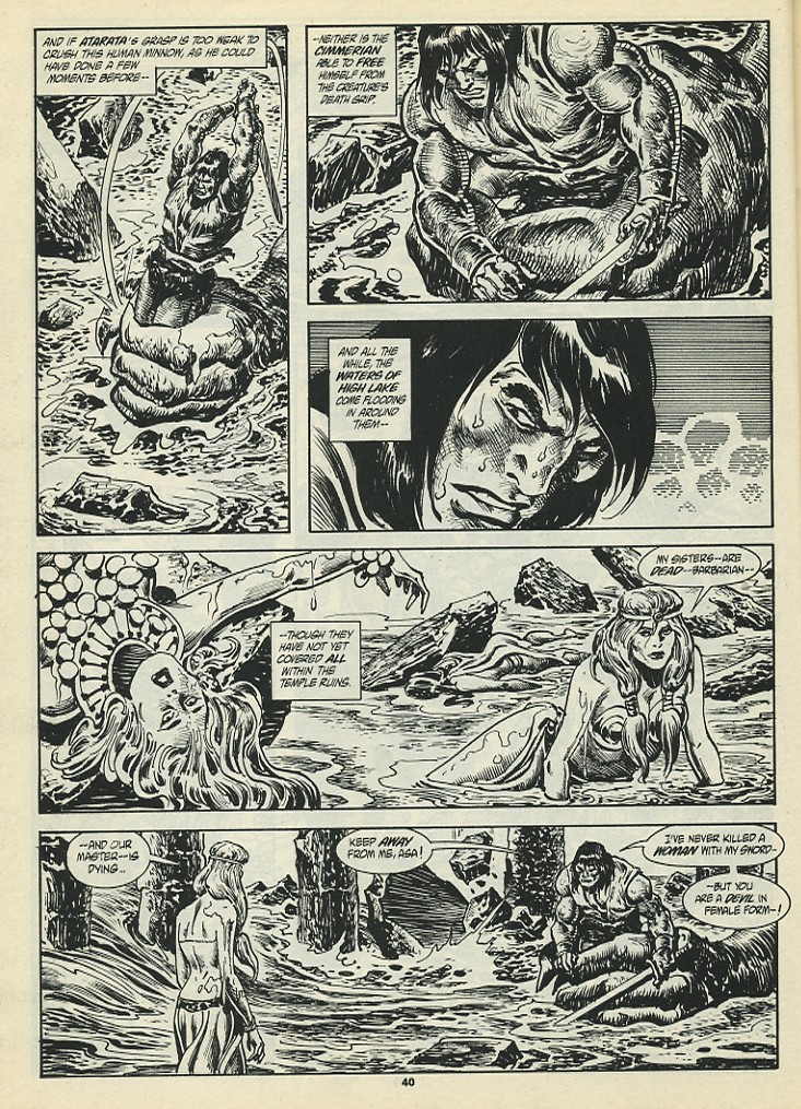 Read online The Savage Sword Of Conan comic -  Issue #198 - 42