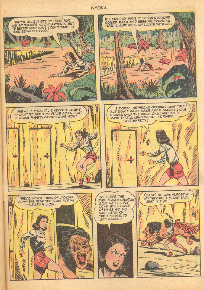Read online Nyoka the Jungle Girl (1945) comic -  Issue #39 - 43