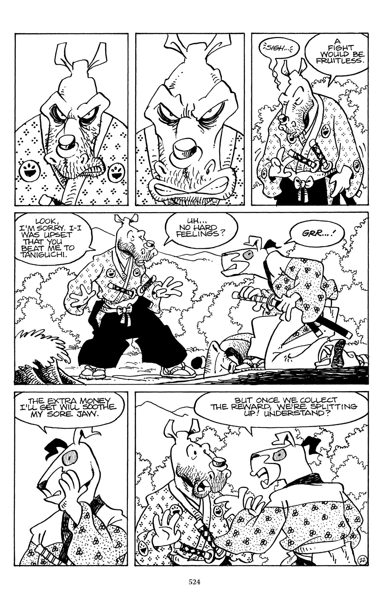 Read online The Usagi Yojimbo Saga comic -  Issue # TPB 6 - 521