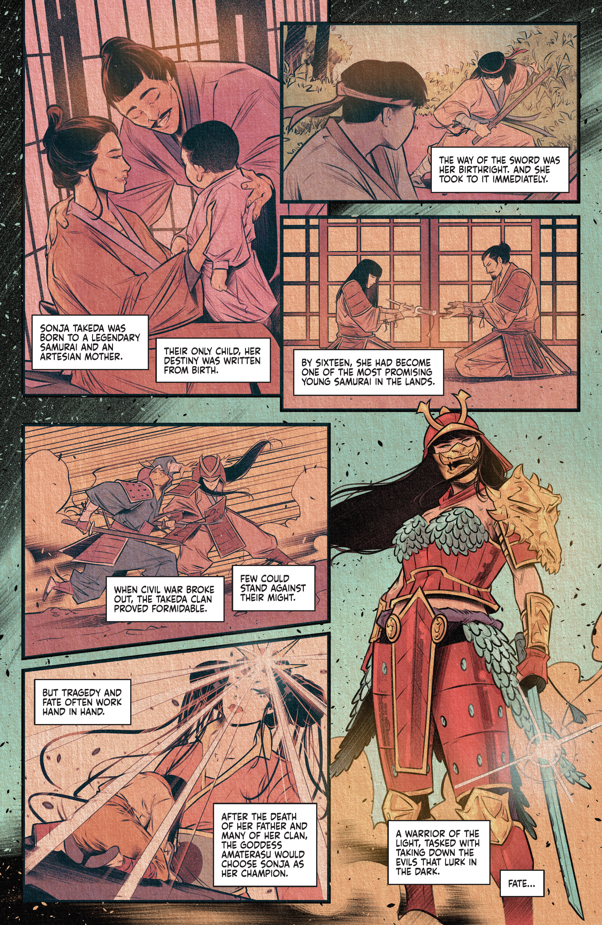 Read online Samurai Sonja comic -  Issue #5 - 9