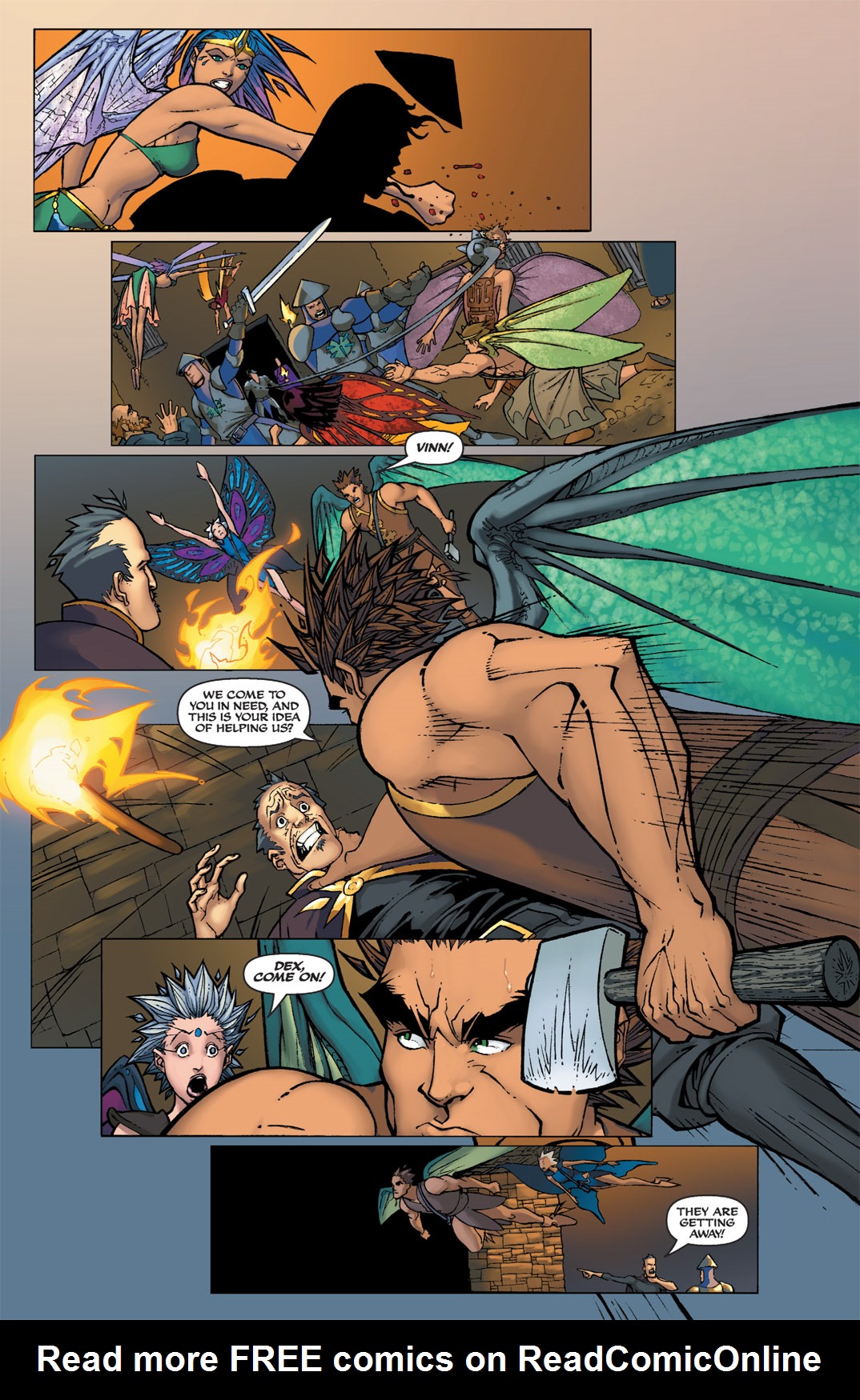 Read online Michael Turner's Soulfire: Dying Of The Light comic -  Issue # _TPB - 51