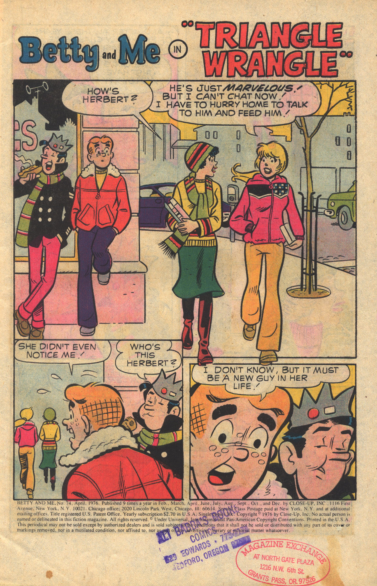 Read online Betty and Me comic -  Issue #74 - 3