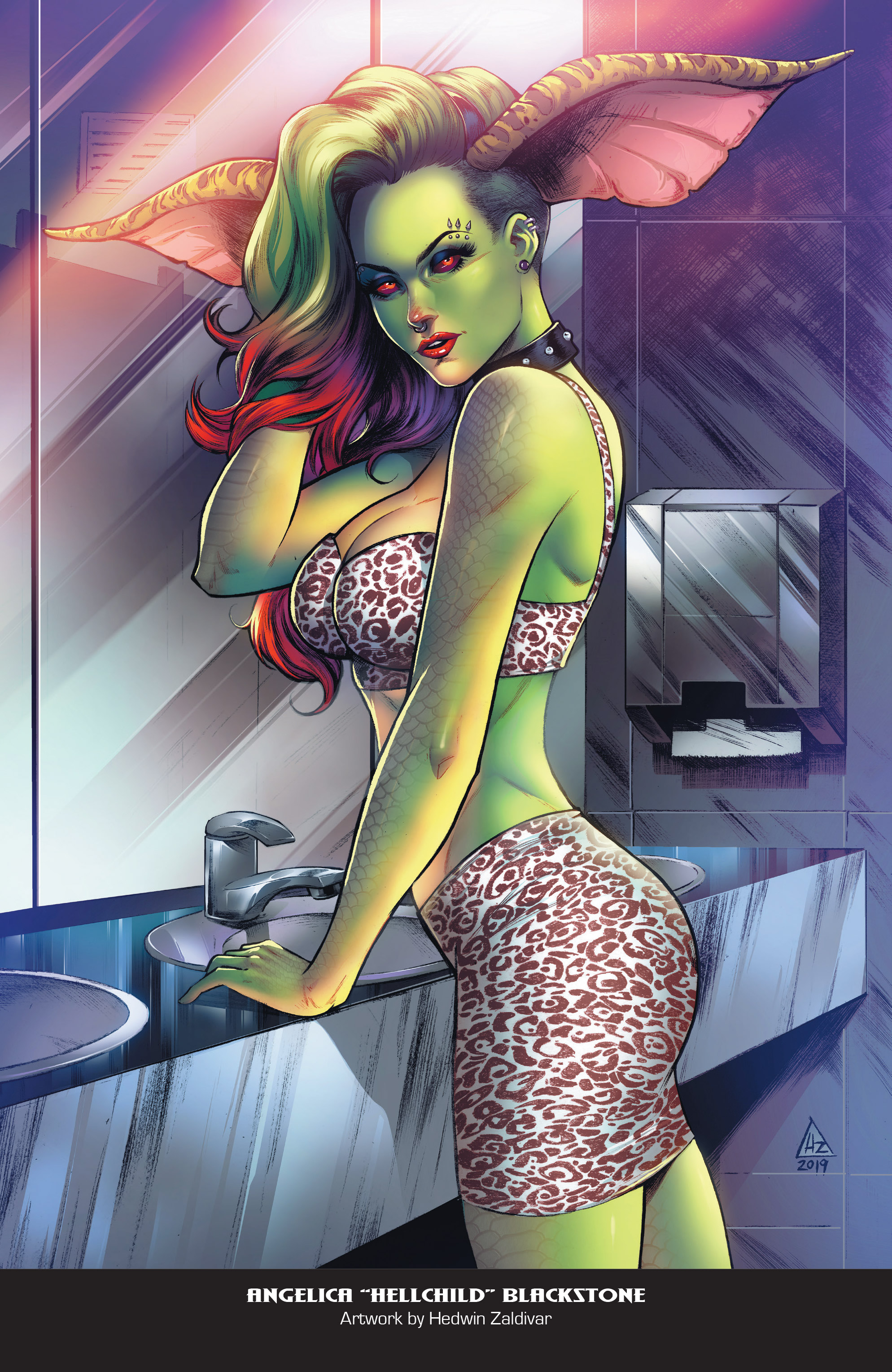 Read online Grimm Fairy Tales 2019 Horror Pinup Special comic -  Issue # Full - 24