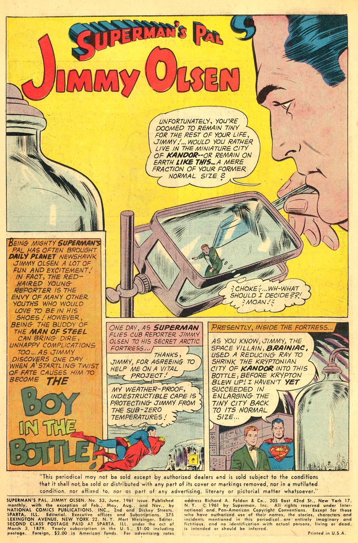 Read online Superman's Pal Jimmy Olsen comic -  Issue #53 - 3