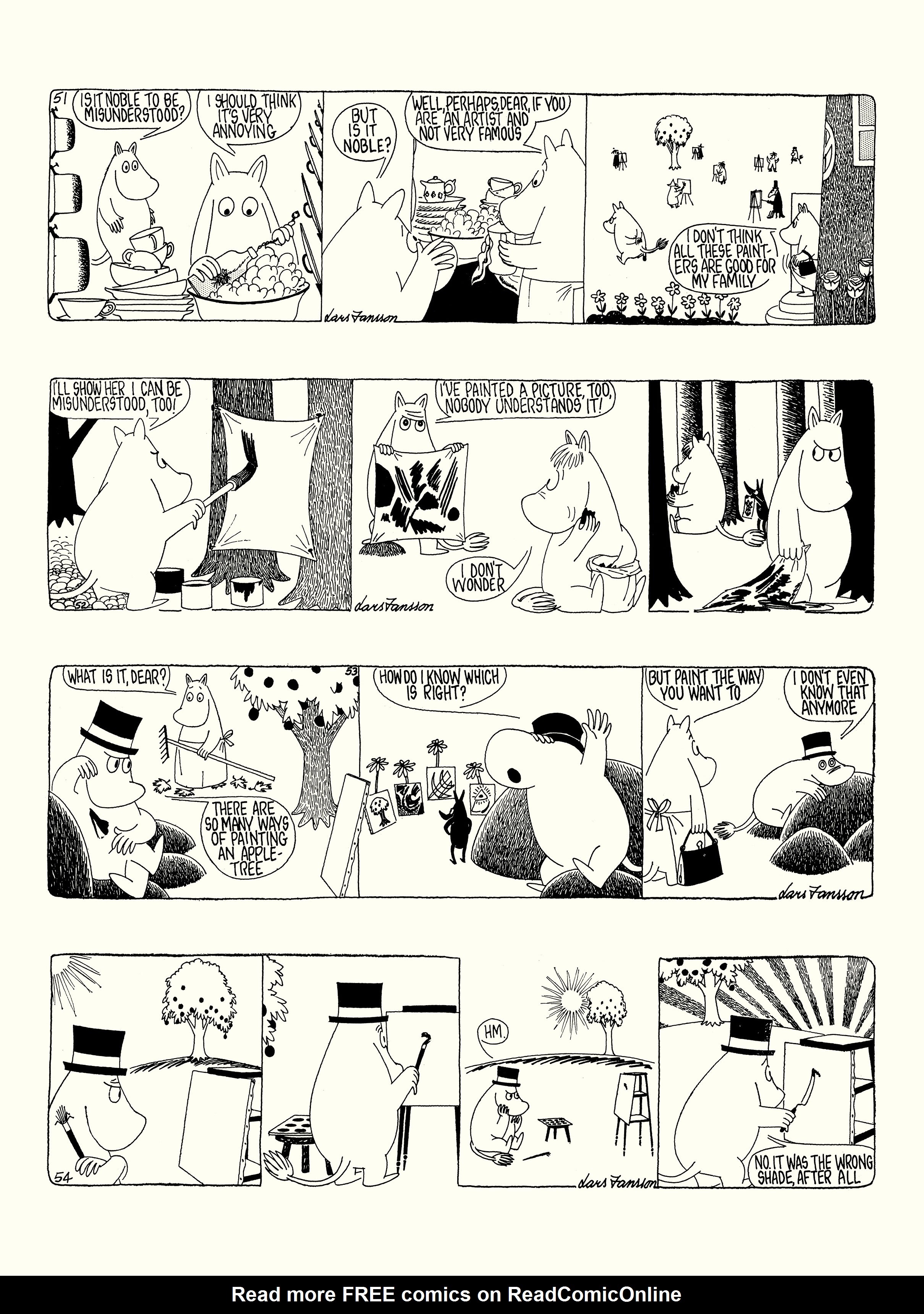 Read online Moomin: The Complete Lars Jansson Comic Strip comic -  Issue # TPB 8 - 40