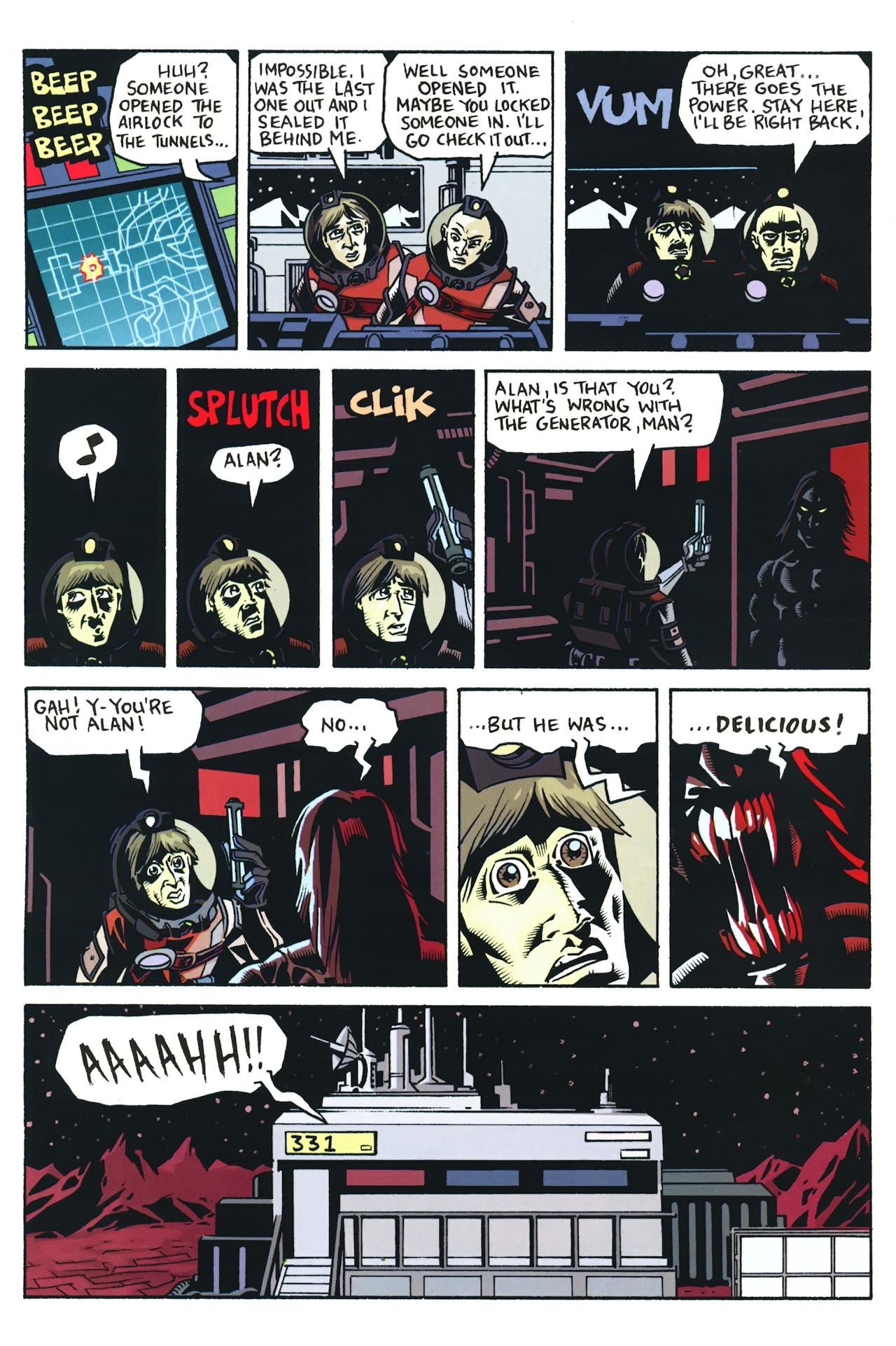 Read online Werewolves on the Moon: Versus Vampires comic -  Issue #1 - 4