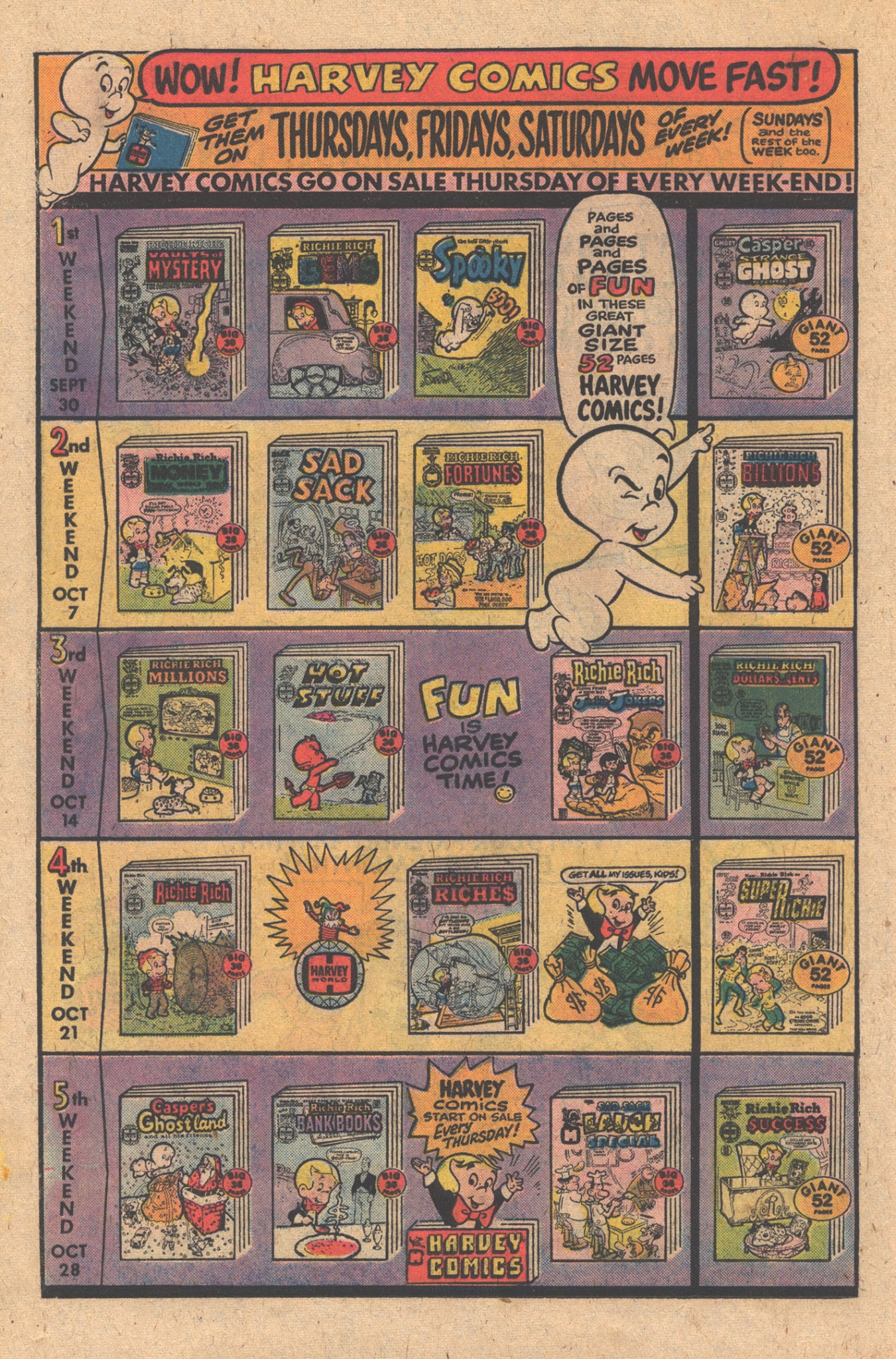 Read online Spooky comic -  Issue #154 - 18