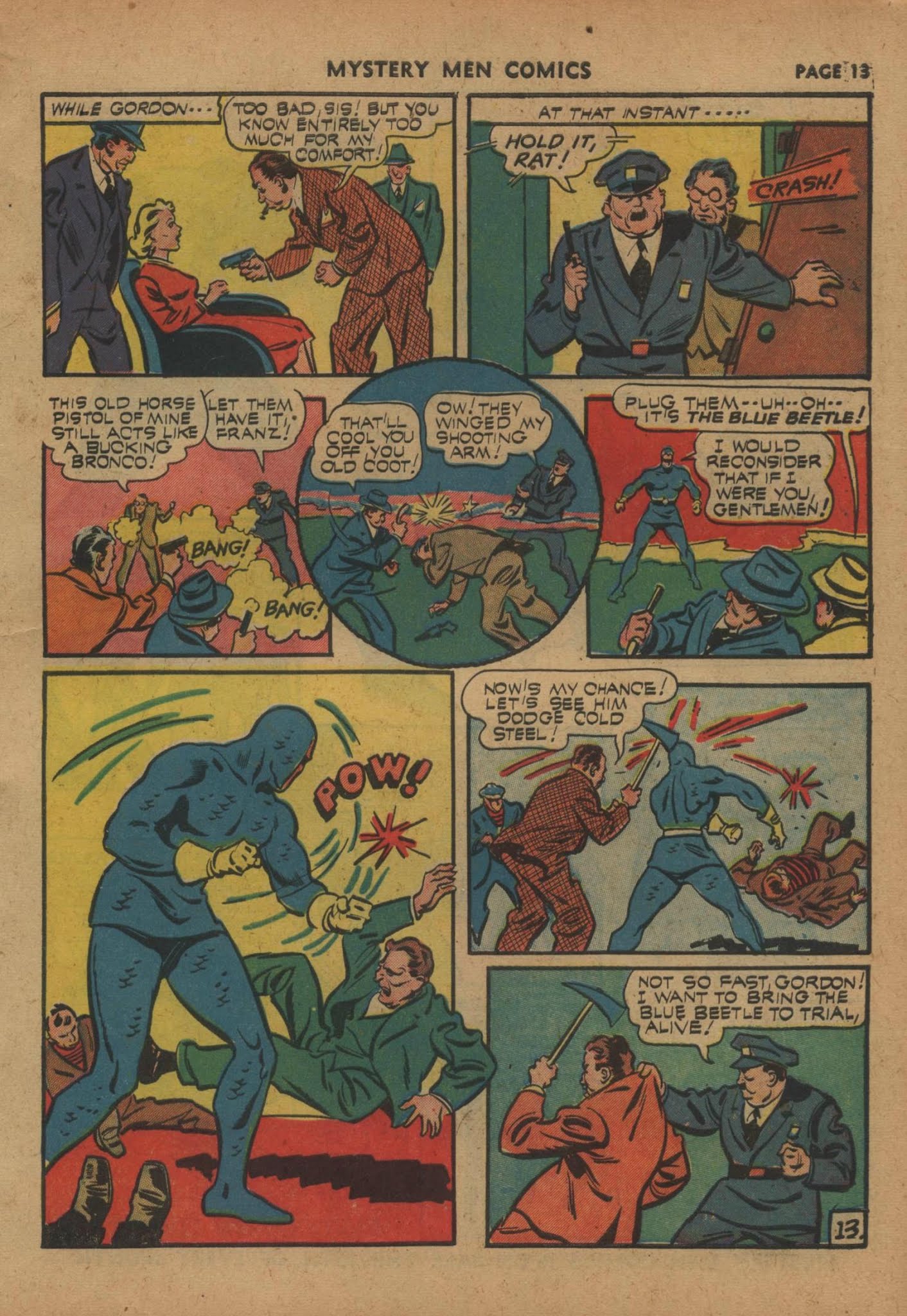 Read online Mystery Men Comics comic -  Issue #26 - 15