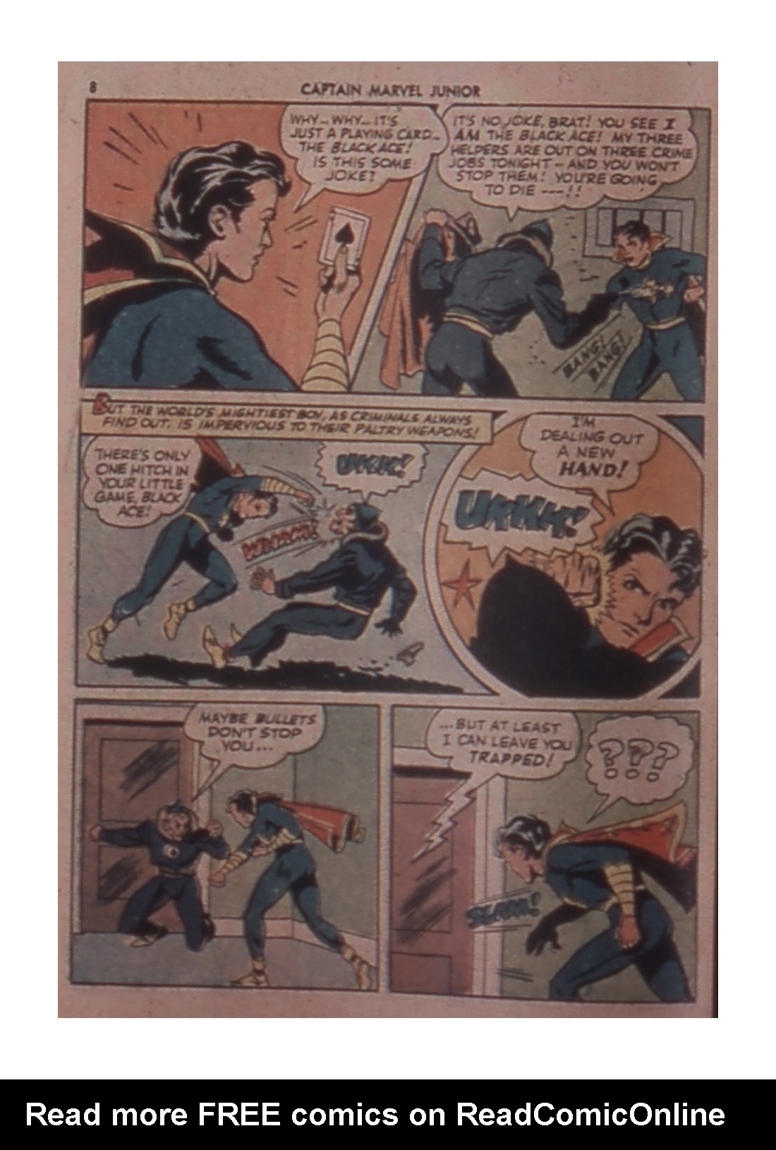Read online Captain Marvel, Jr. comic -  Issue #7 - 8