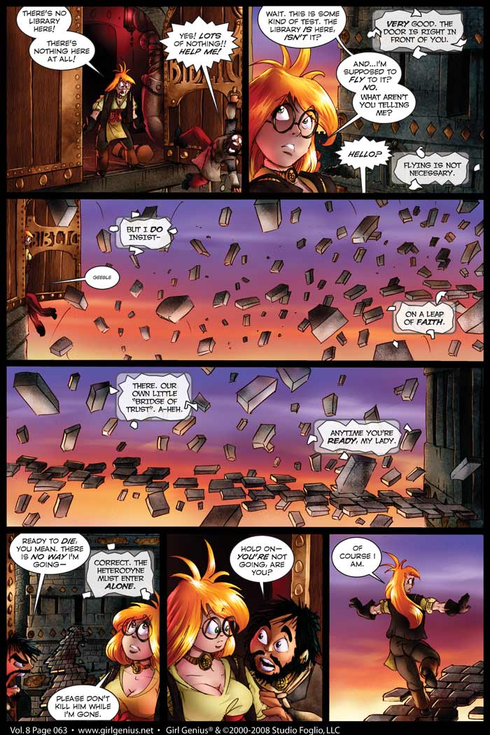 Read online Girl Genius (2002) comic -  Issue #8 - 64