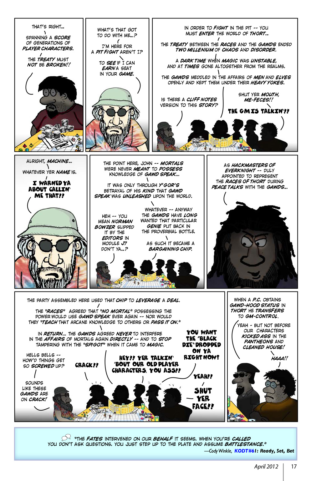 Read online Knights of the Dinner Table comic -  Issue #186 - 19