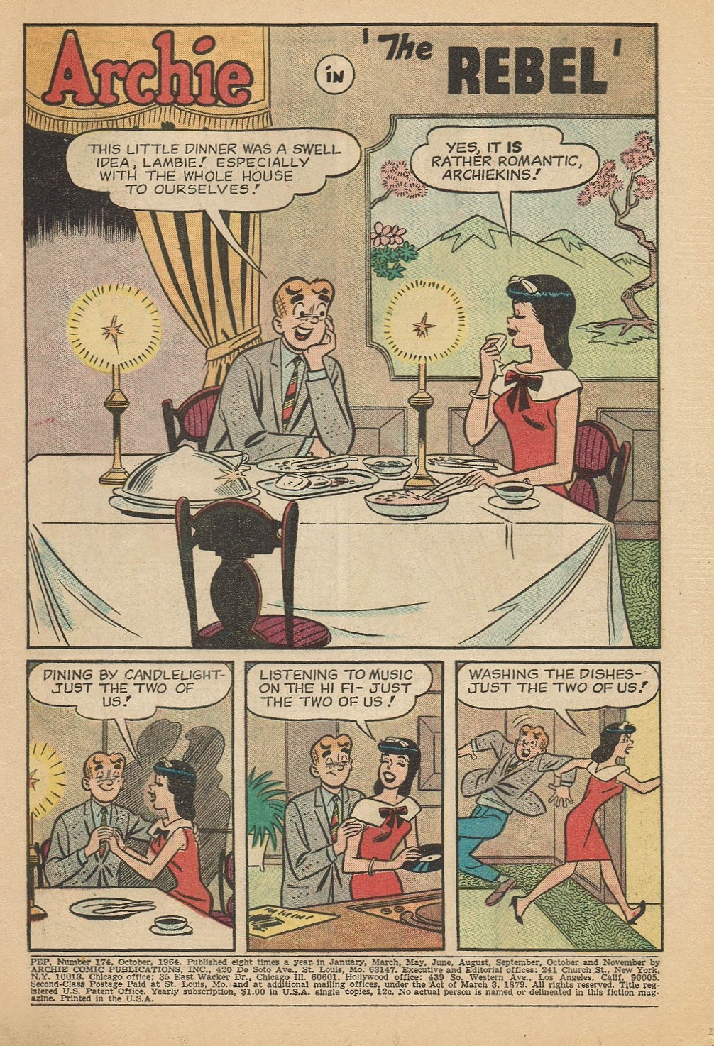 Read online Pep Comics comic -  Issue #174 - 3