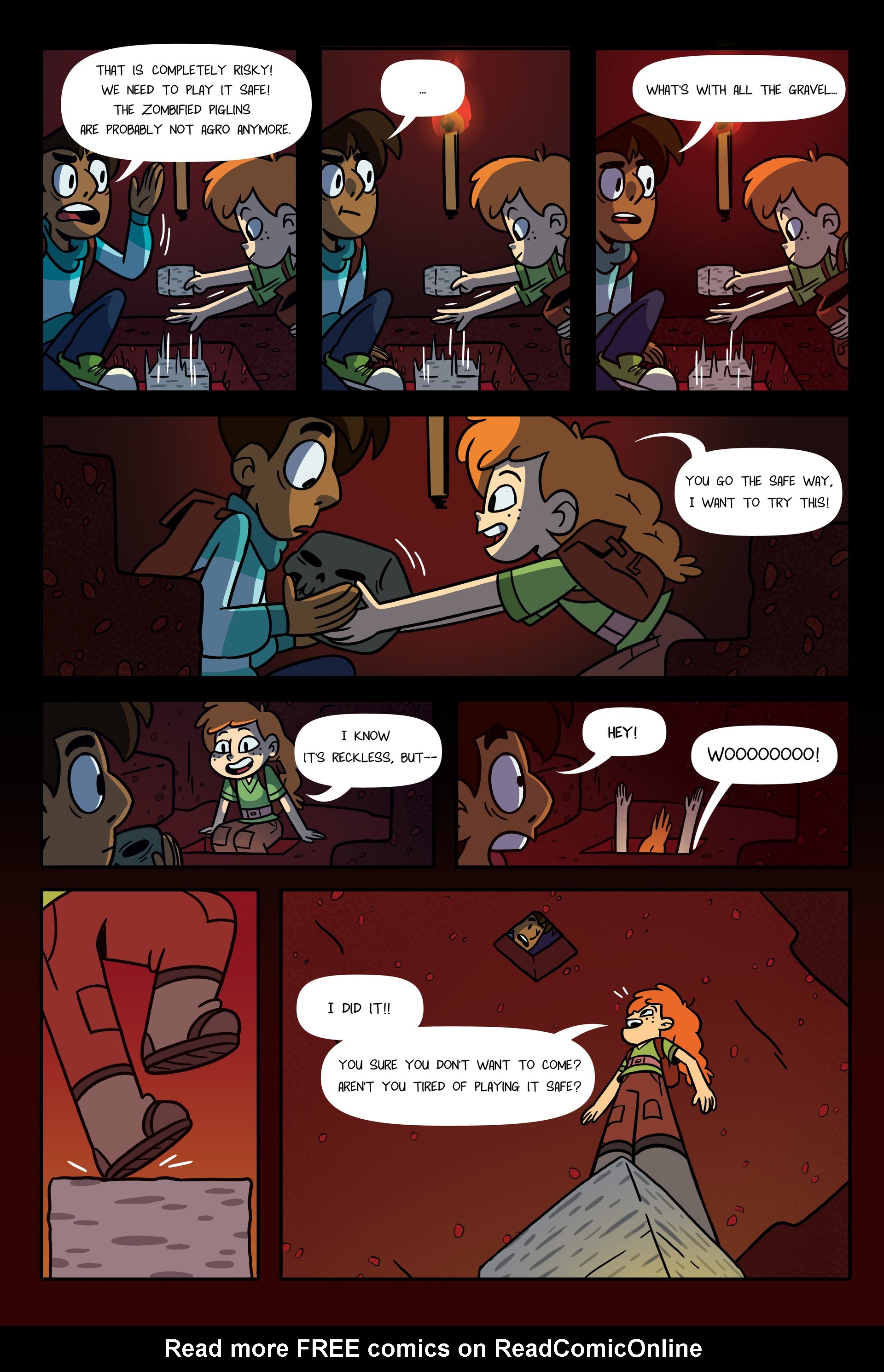 Read online Minecraft: Open World – Into the Nether comic -  Issue # TPB - 61