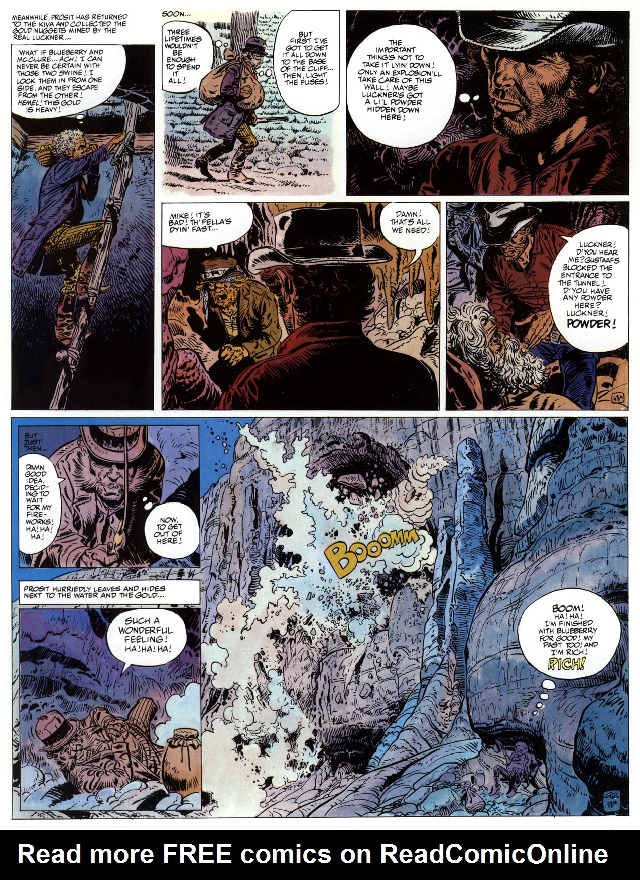 Read online Epic Graphic Novel: Marshal Blueberry comic -  Issue # TPB - 98