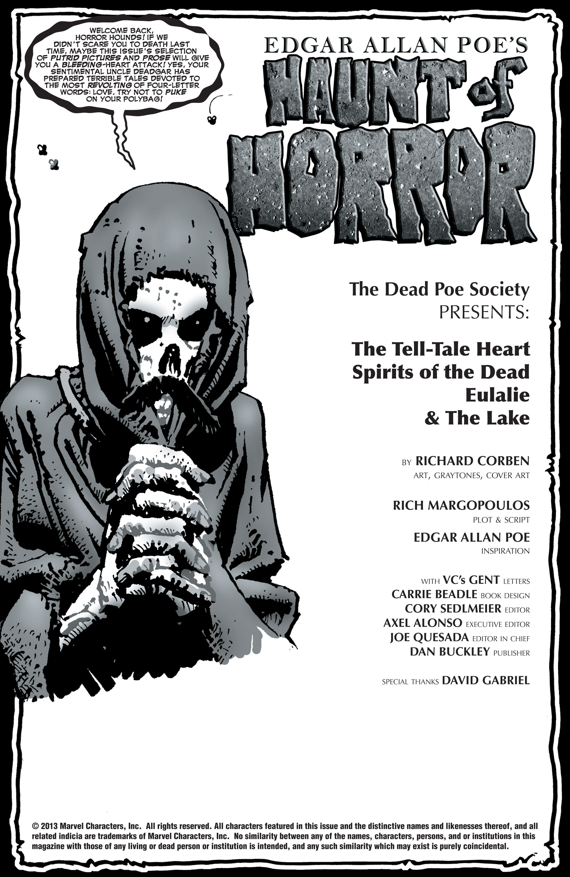 Read online Haunt of Horror: Edgar Allan Poe comic -  Issue #2 - 2