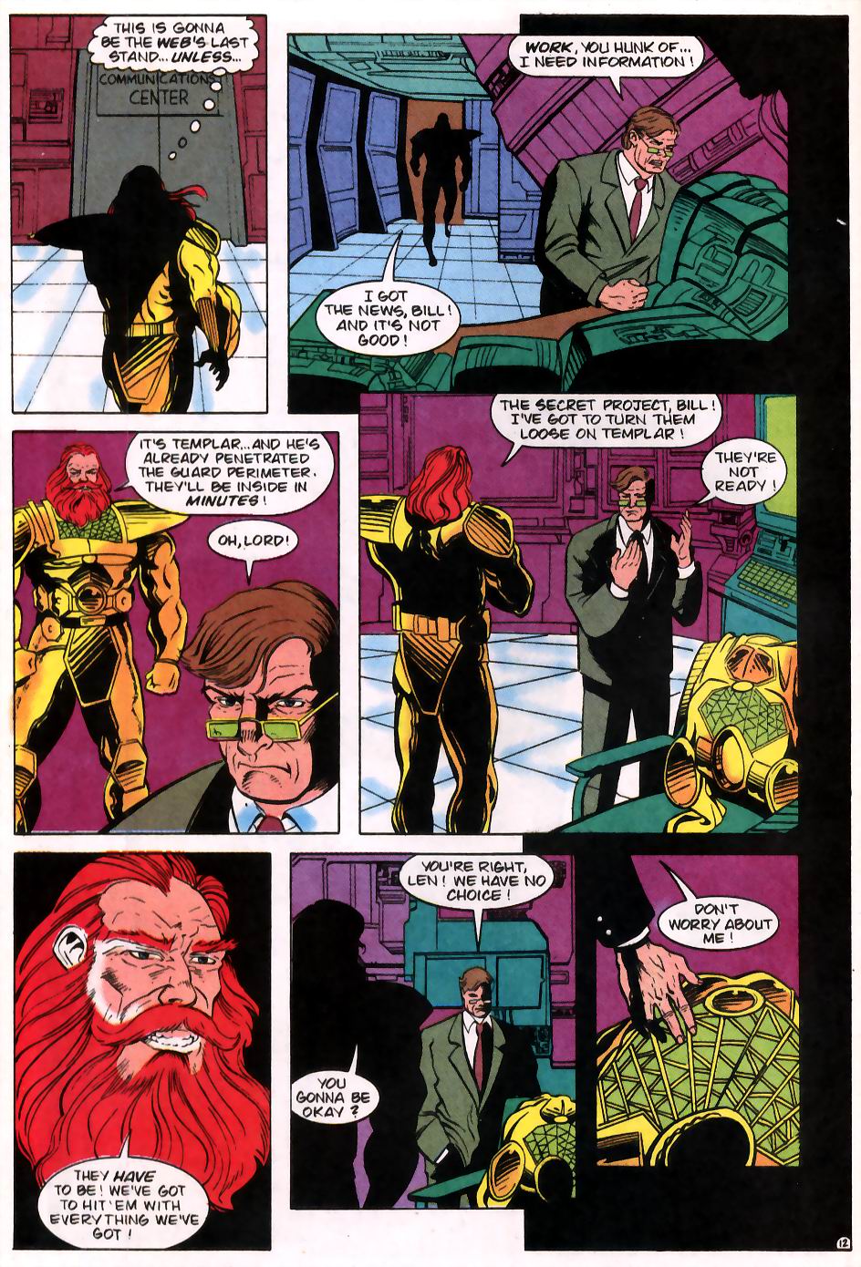 Read online The Web (1991) comic -  Issue #10 - 13