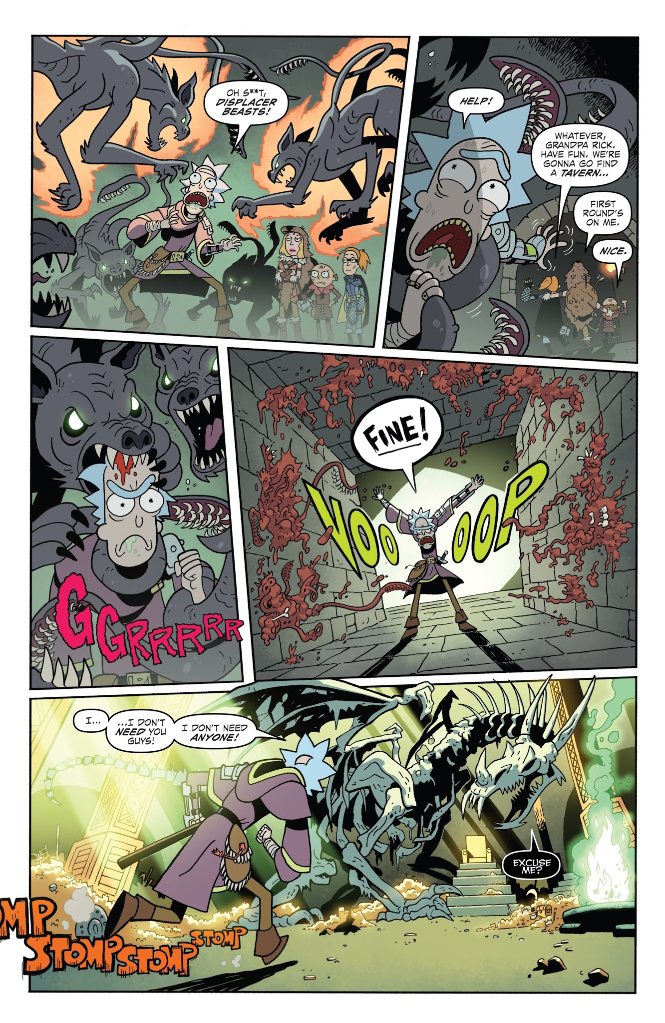 Read online Rick and Morty vs Dungeons & Dragons comic -  Issue #2 - 19
