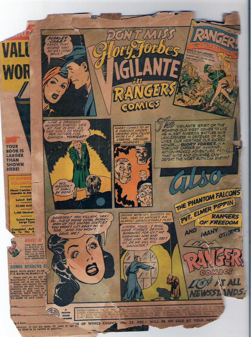 Read online Wings Comics comic -  Issue #27 - 2