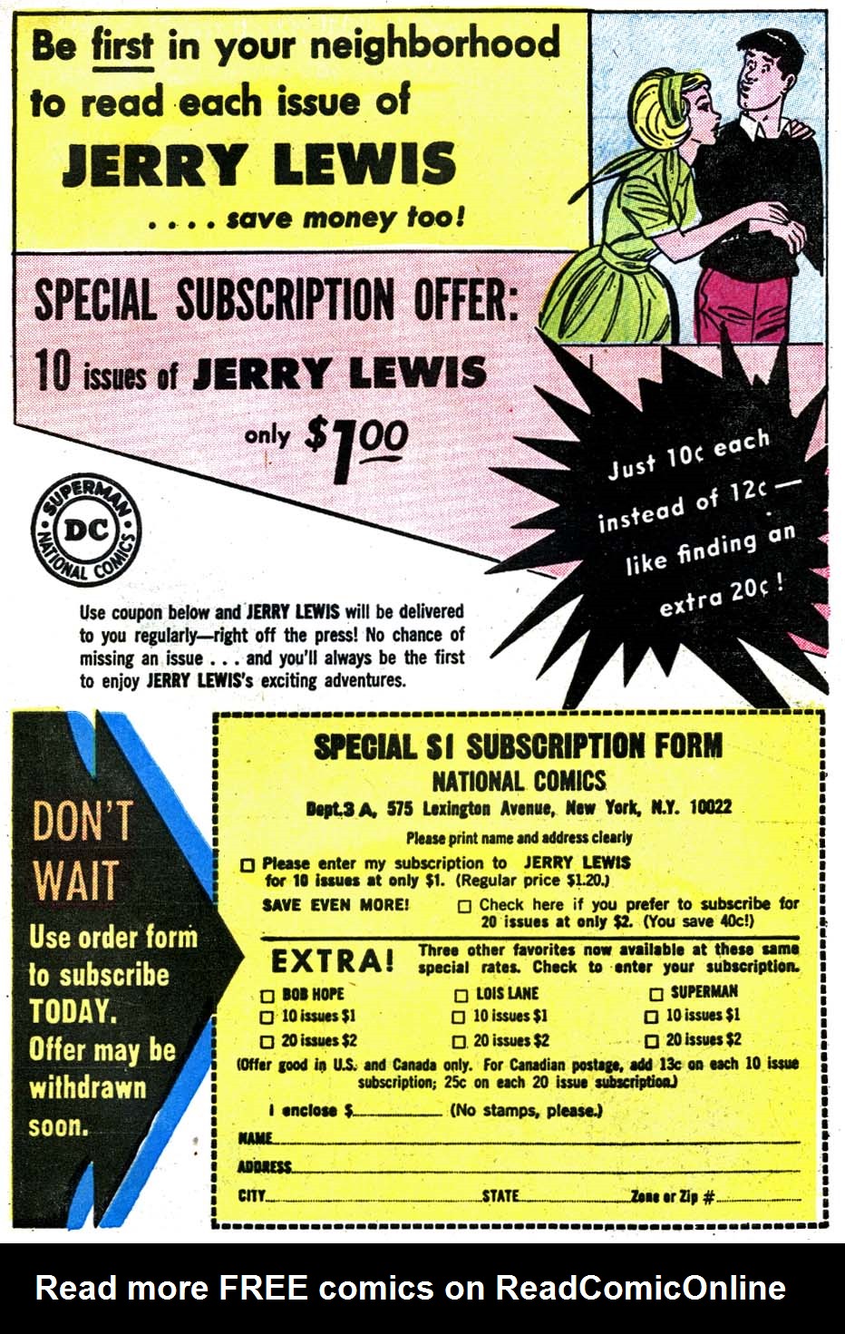 Read online The Adventures of Jerry Lewis comic -  Issue #85 - 11