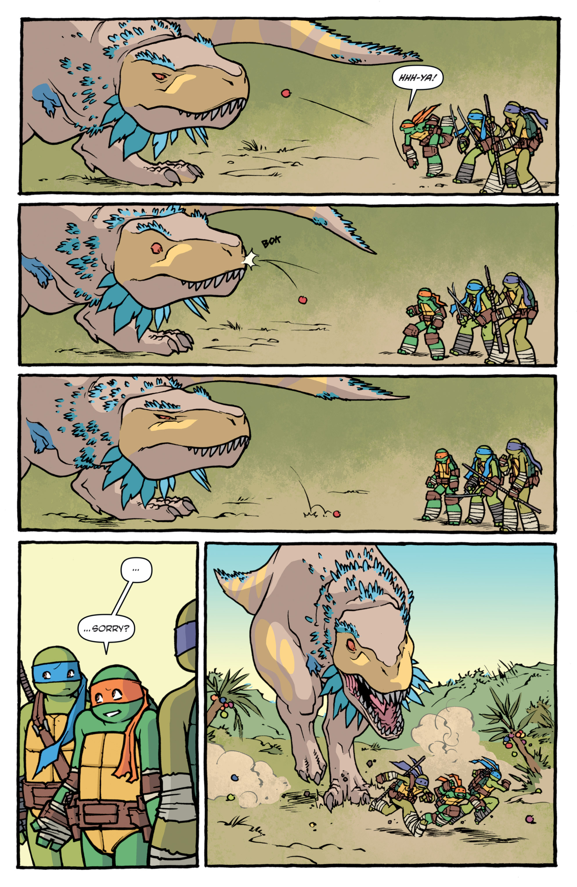 Read online Teenage Mutant Ninja Turtles: Turtles in Time comic -  Issue #1 - 8